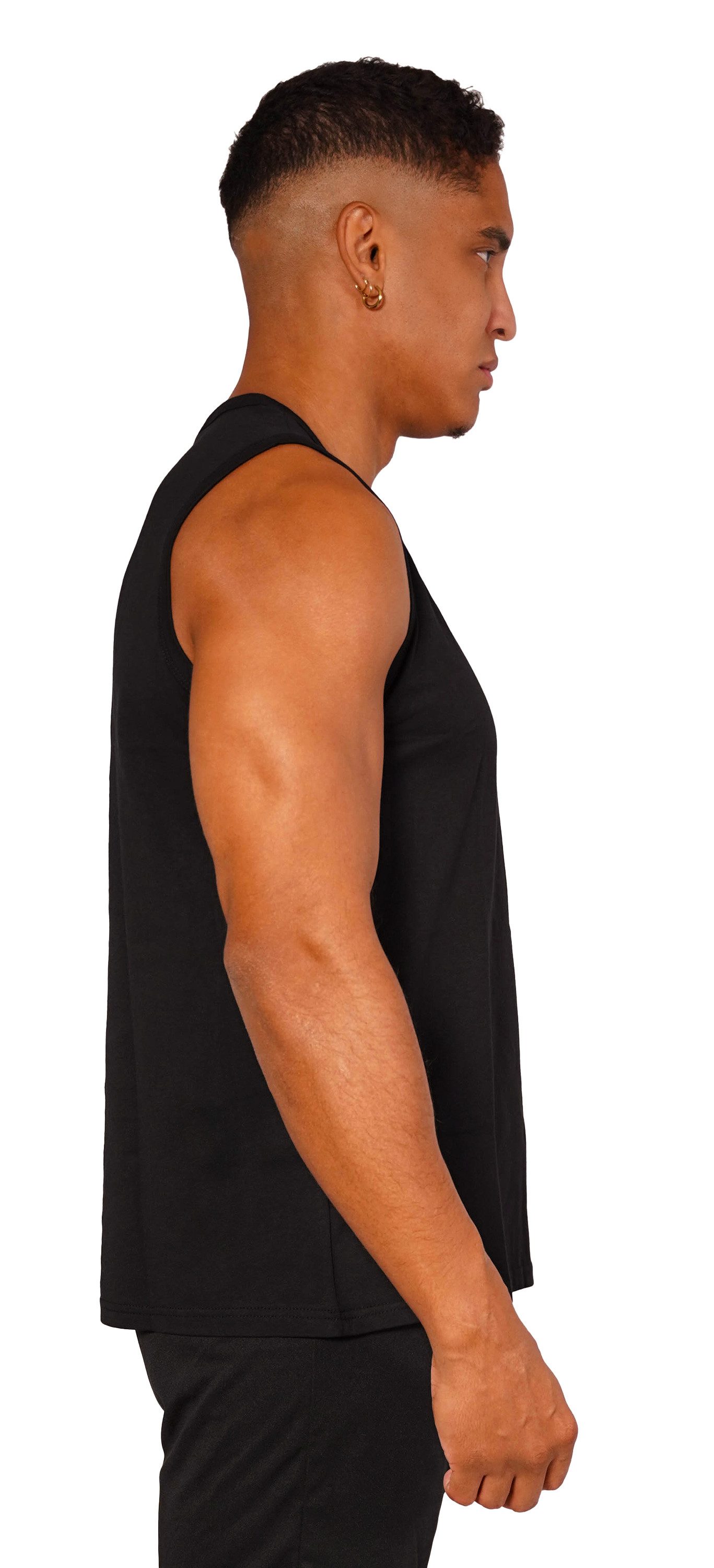 Stark Soul® Tanktop Tank Top Herren, Ärmelloses Sommer Shirt, aus reiner Baumwolle Single Jersey