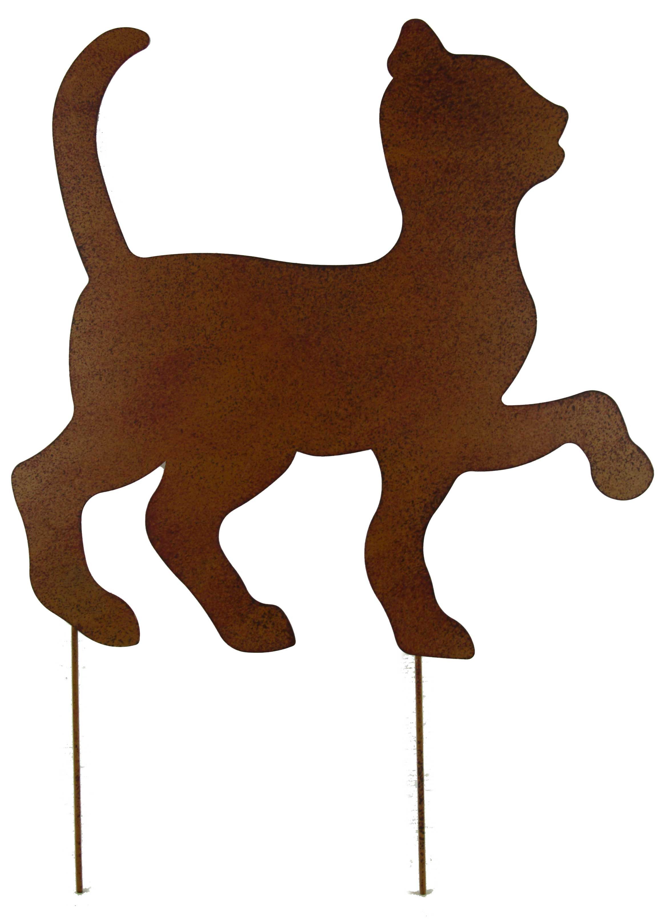 Gartenstecker Niedlicher Beetstecker Katze