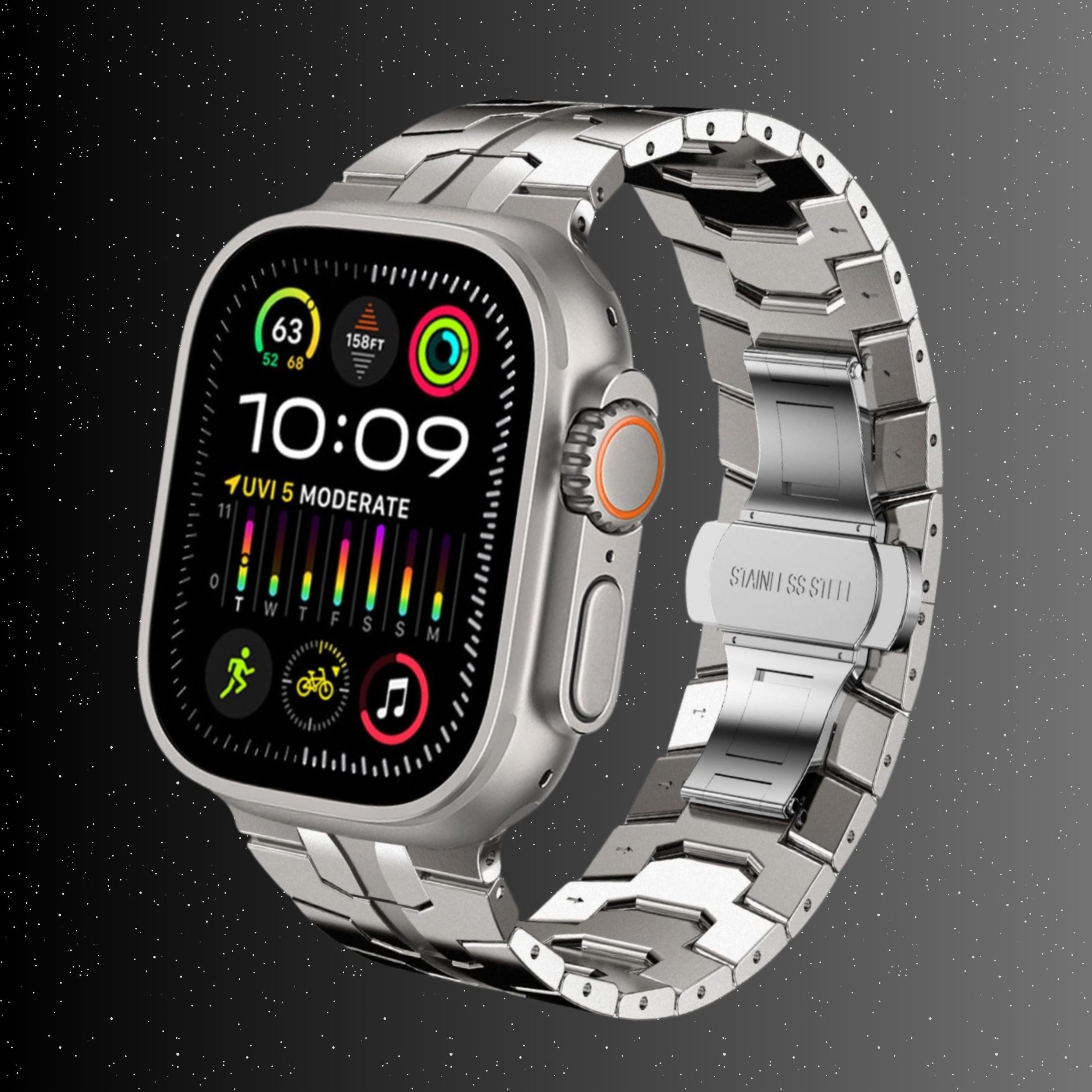 S&T Design Smartwatch-Armband Apple Watch Armband Ultra 2 49mm 45mm 44mm 42 günstig online kaufen