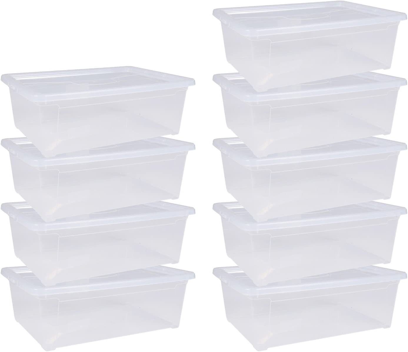 ONDIS24 Aufbewahrungsbox Aufbewahrungsbox Lagerbox Allzweckbox Easy M (9 St), 11 liter