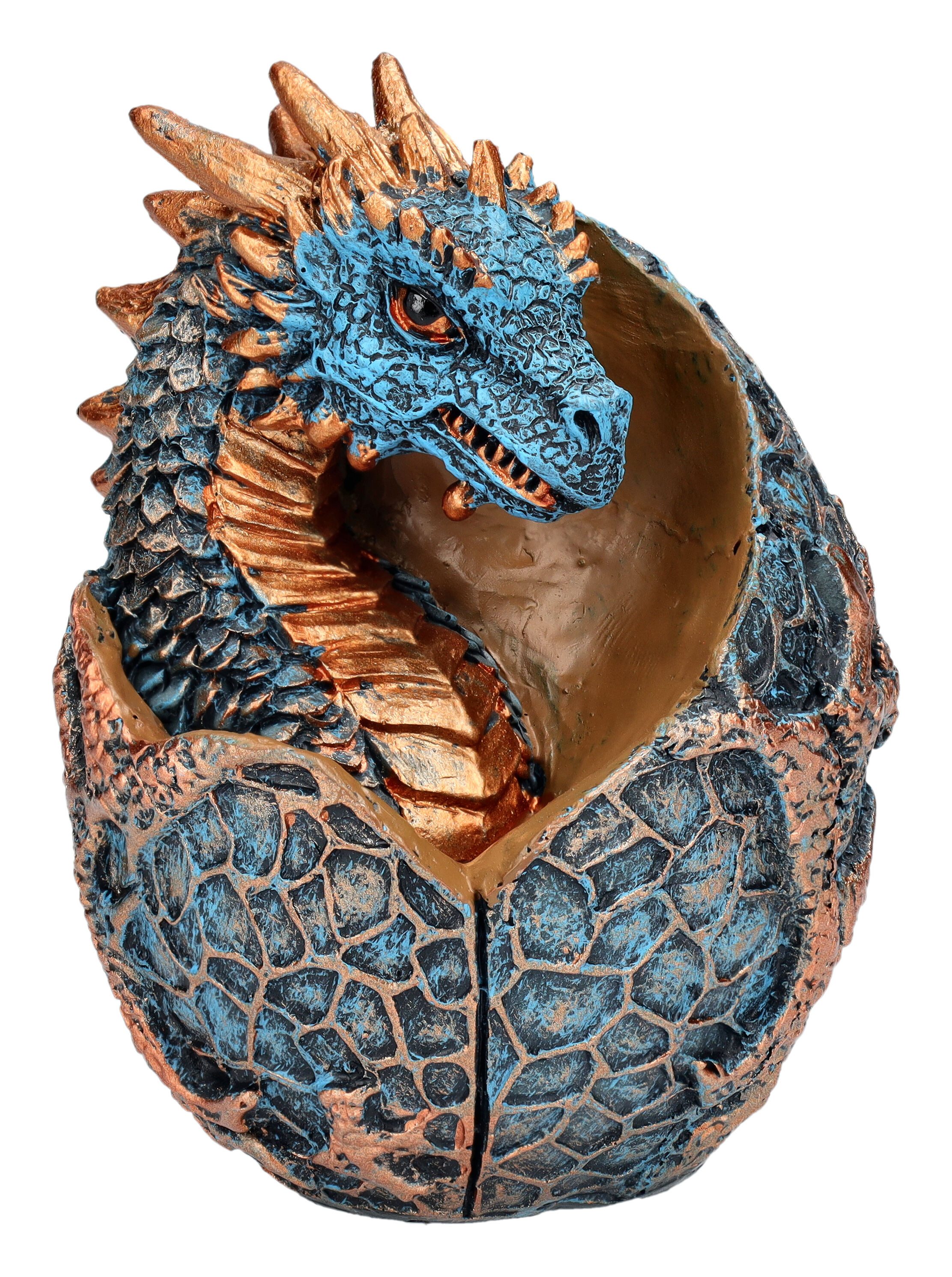 Figuren Shop GmbH Fantasy-Figur Drachenfigur – Babydrache Fantasy Statue Deko Sammlerfigur 10 cm