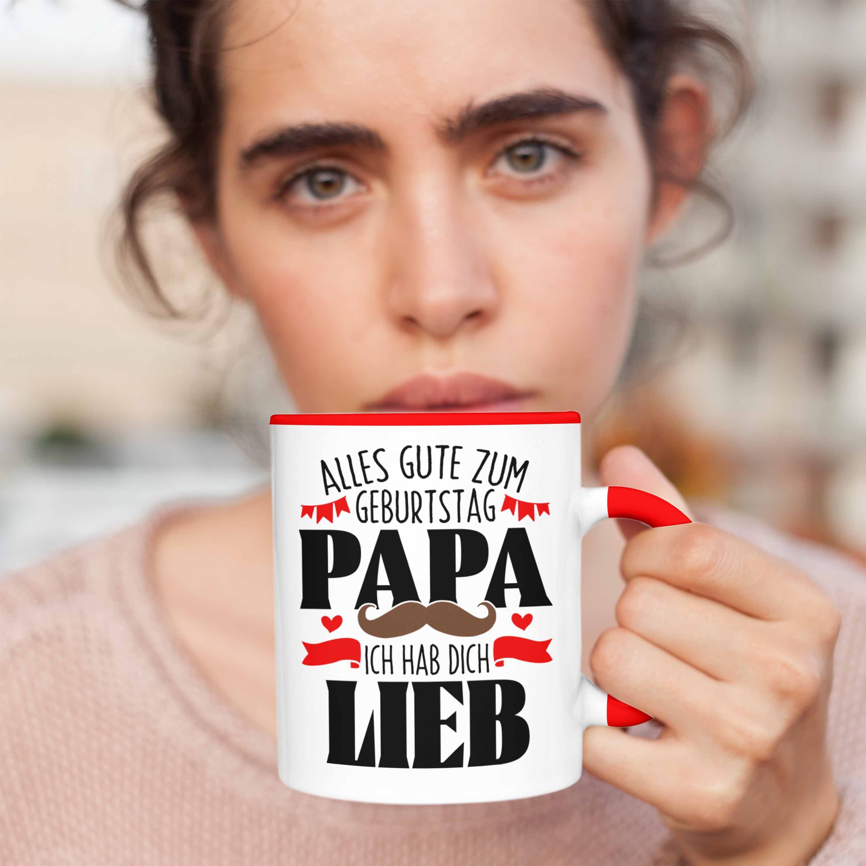 Dich Rot Tasse Lieb Ich Vater Tasse Ge Hab Geschenk Trendation Geburtstag Papa Trendation -