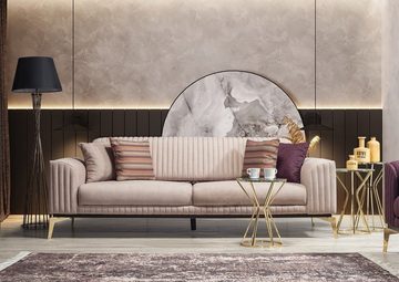 Villa Möbel Sofa Leaf, 1 Stk. 2-Sitzer, Quality Made in Turkey, Luxus-Microfaser (100% Polyester)