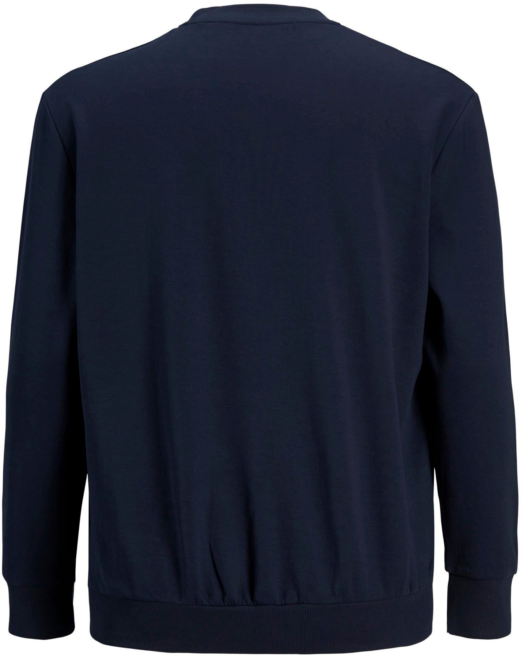 PlusSize SWEAT & BASIC NECK CREW navy Sweatshirt Jones (Packung) Jack