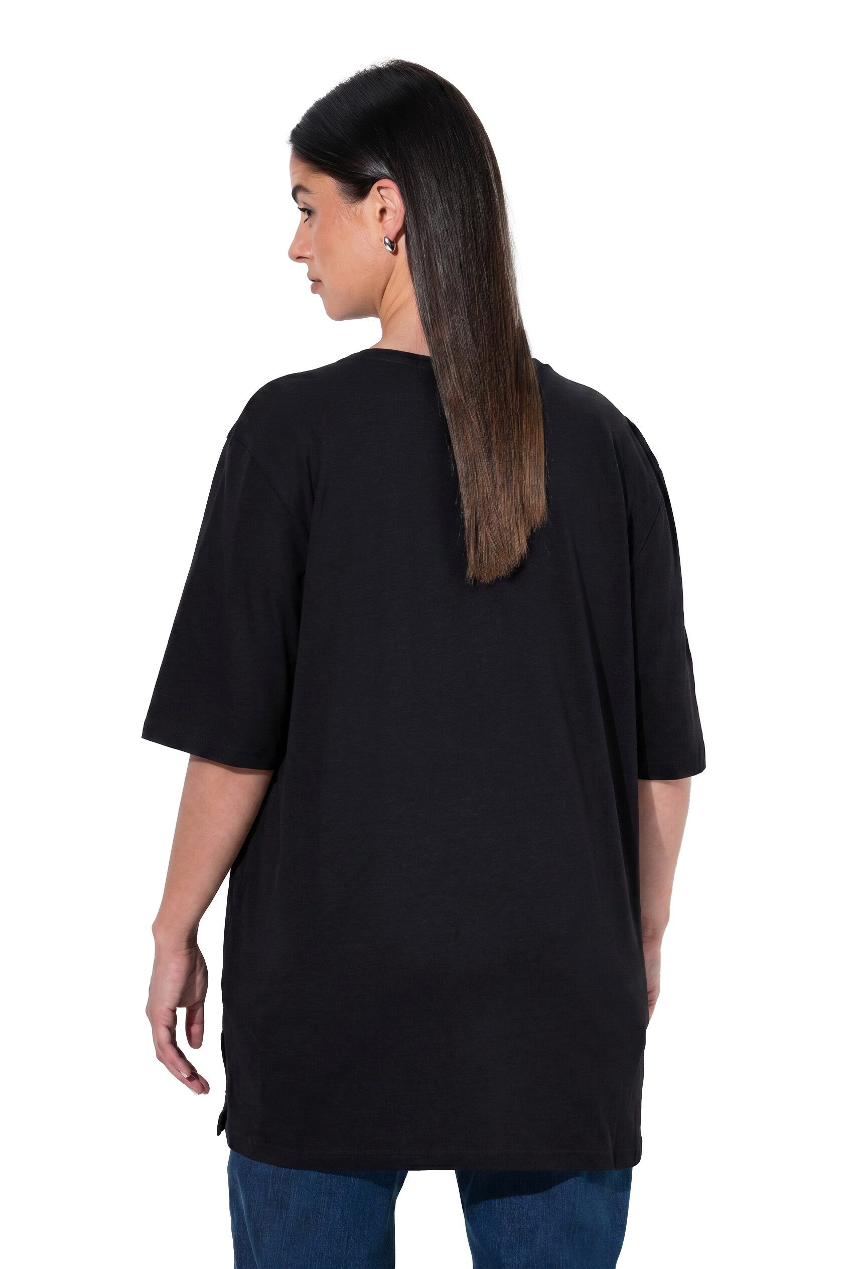 Ulla Popken T-Shirt T-Shirt 2er-Pack V-Ausschnitt Halbarm Bestseller – Bild 3 von 4