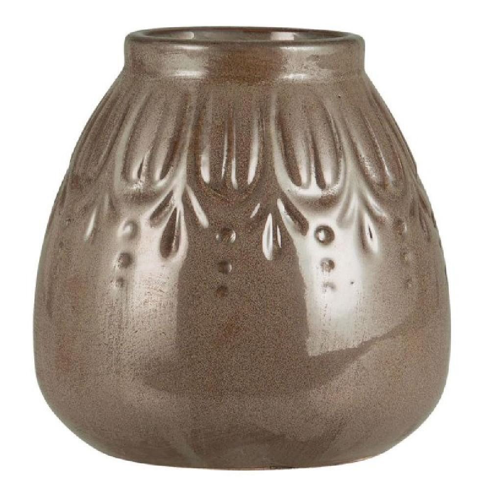 Ib Laursen Dekovase Ib Laursen Vase Lea konisch Braun (12,3cm) günstig online kaufen