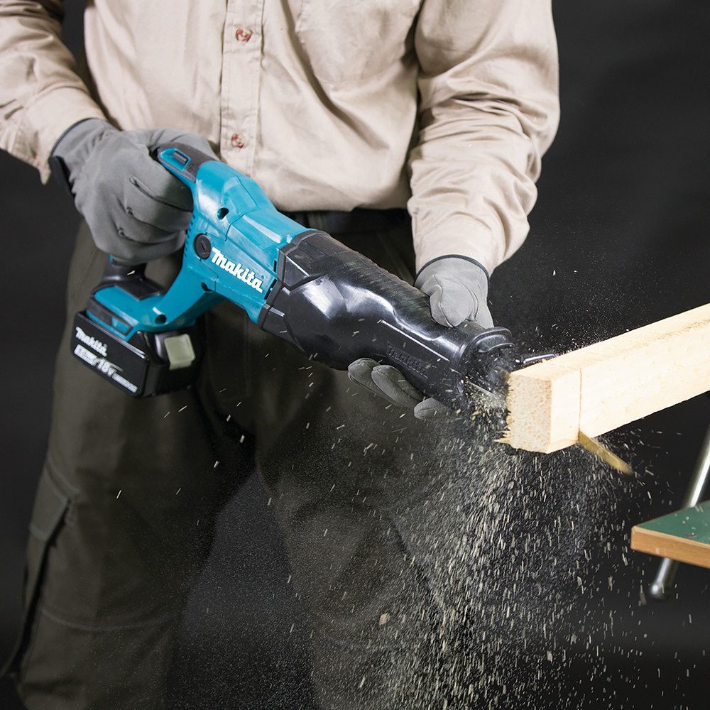 Makita Akku-Reciprosäge »DJR186RT« 18V, 0-2.800 min⁻¹, 32 mm, Inkl. 5Ah Akku und Ladegerät, Leistungsfähige solide Reciprosäge mit großer Hubhöhe