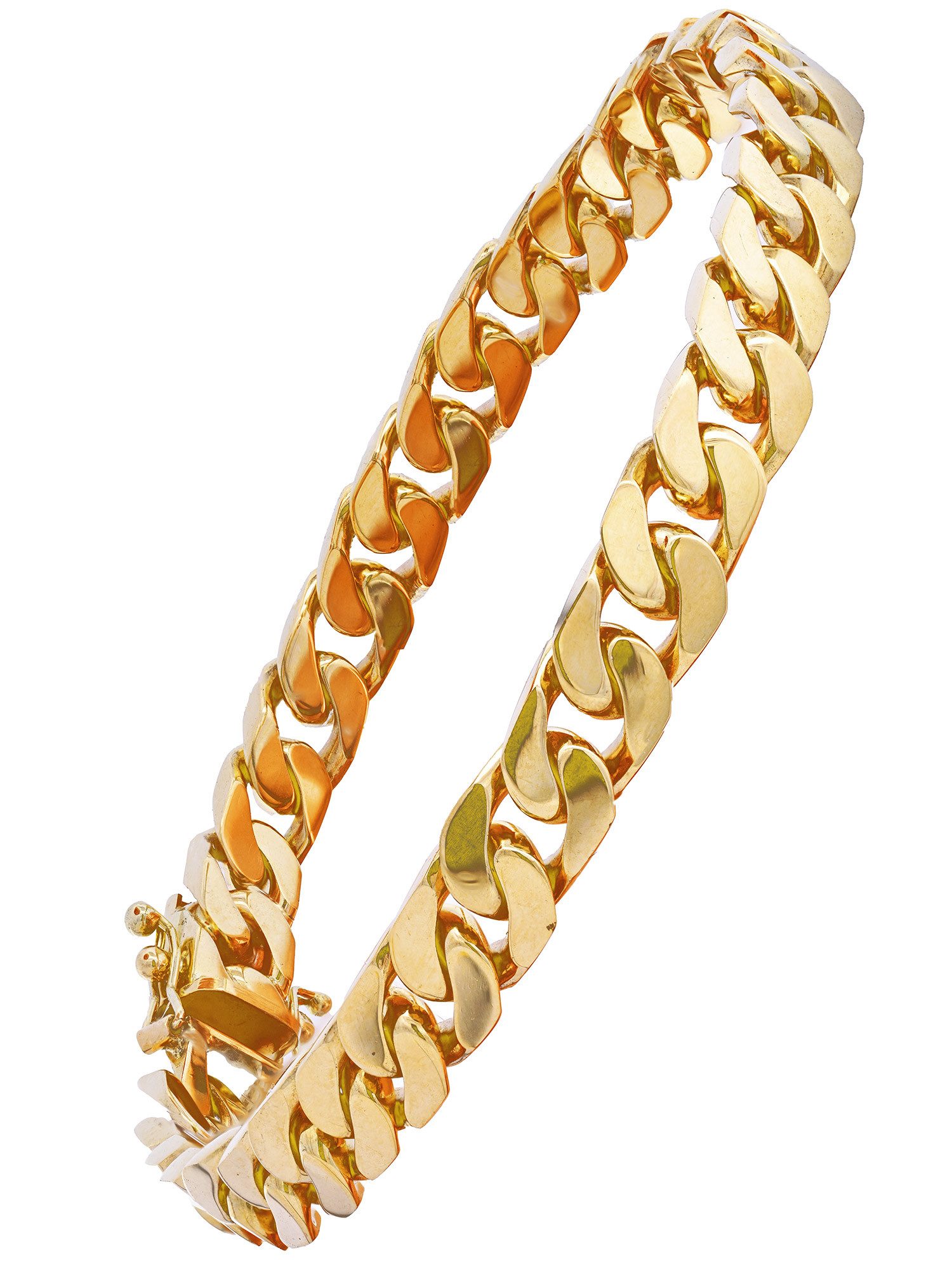 HOPLO Goldarmband Goldarmband Panzerkette Breite 7,0 günstig online kaufen