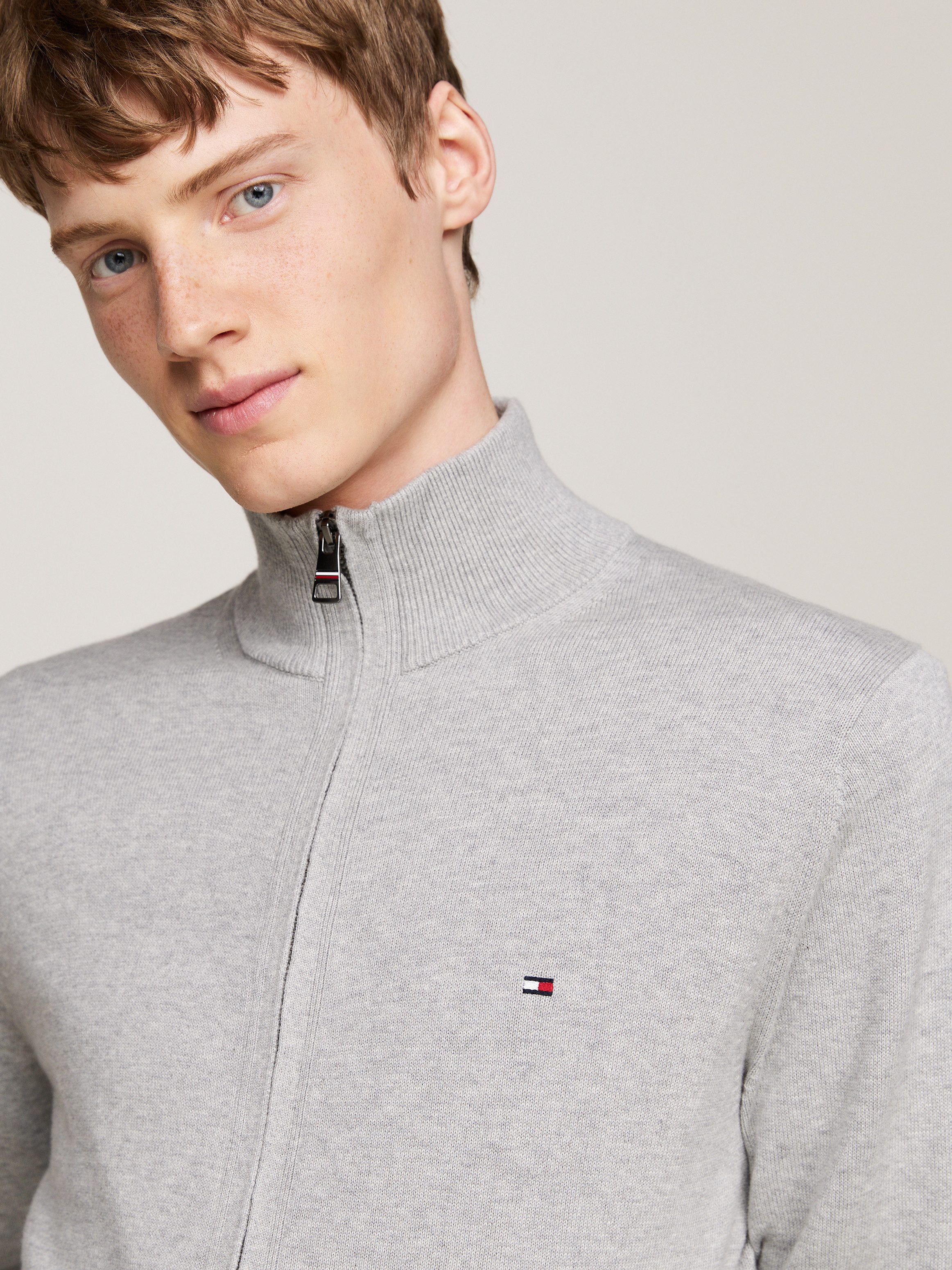 Tommy Hilfiger Cardigan PIMA ORG CTN CASHMERE ZIP THRU – Bild 5 von 5