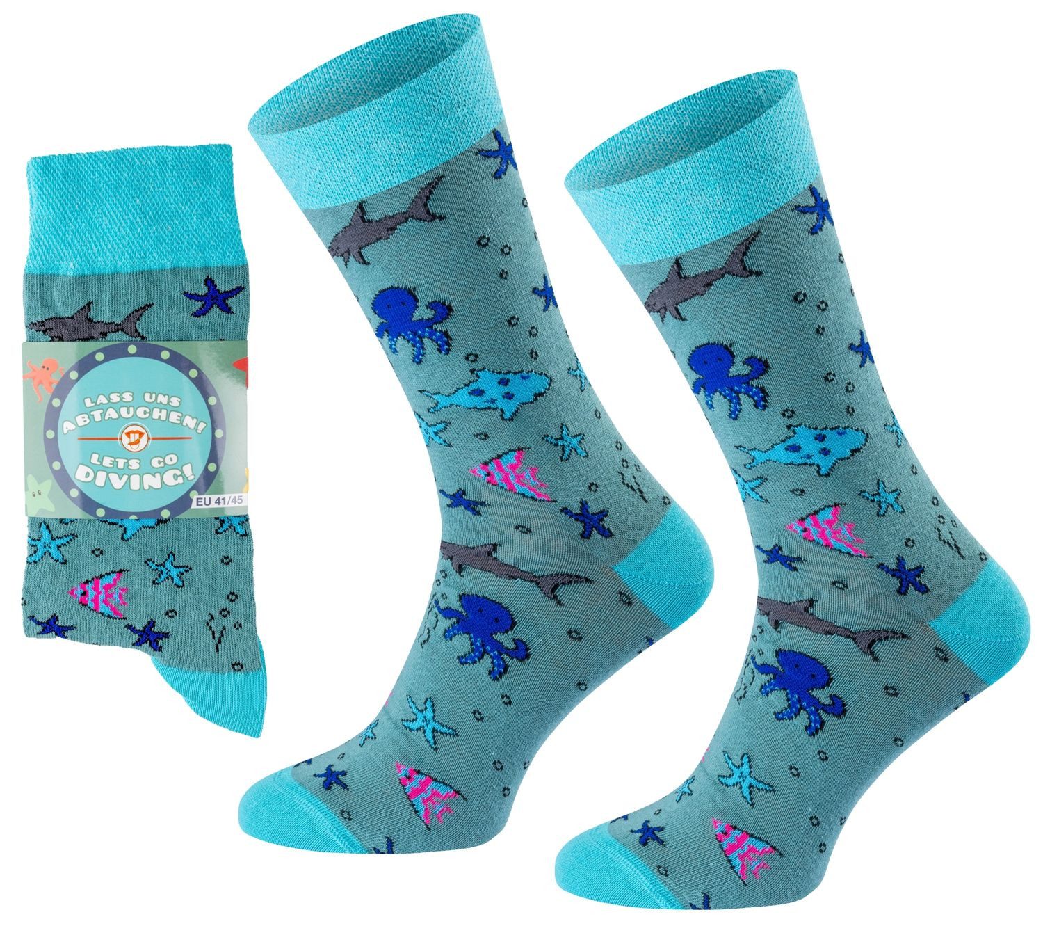 Chili Lifestyle Freizeitsocken TAUCHEN Lustige Socken günstig online kaufen
