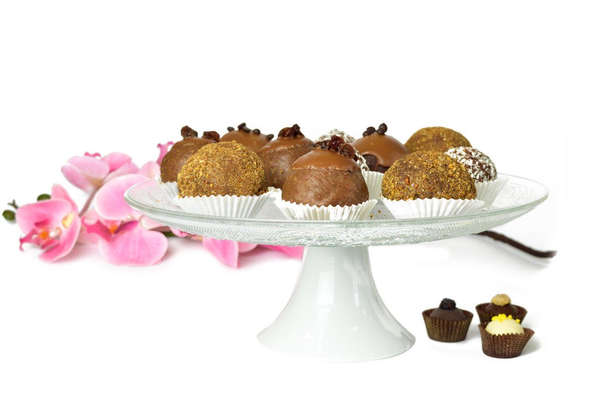 Sendez Kuchenplatte Kuchenplatte mit Relief Ø29cm Tortenplatte Tortenständer Servierplatte, Glas – Bild 5 von 5