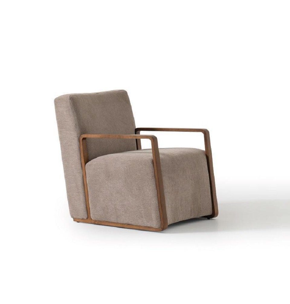 JVmoebel Sessel Sessel 1 Sitzer Sofa Textil Stoff Couchen Polster Design Möbel Neu
