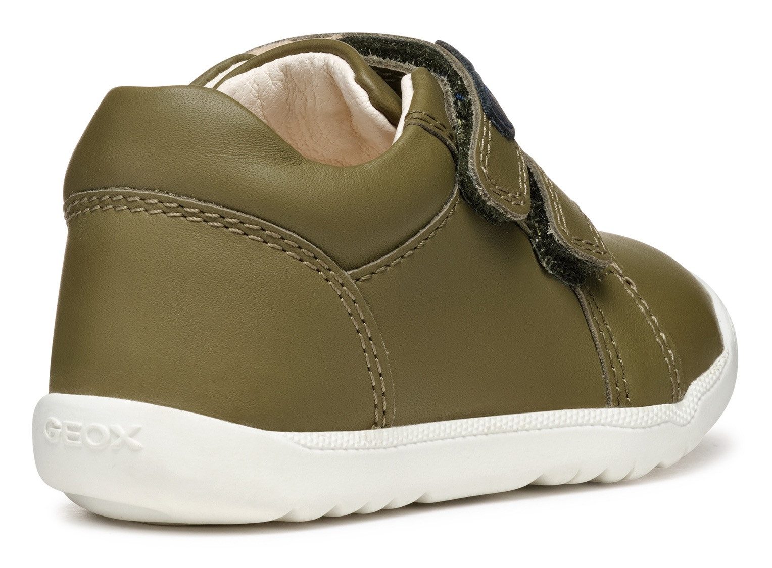 Geox B MACCHIA BOY Lauflernschuh, Babyschuh, Klettschuh, Sneaker für Laufanfänger