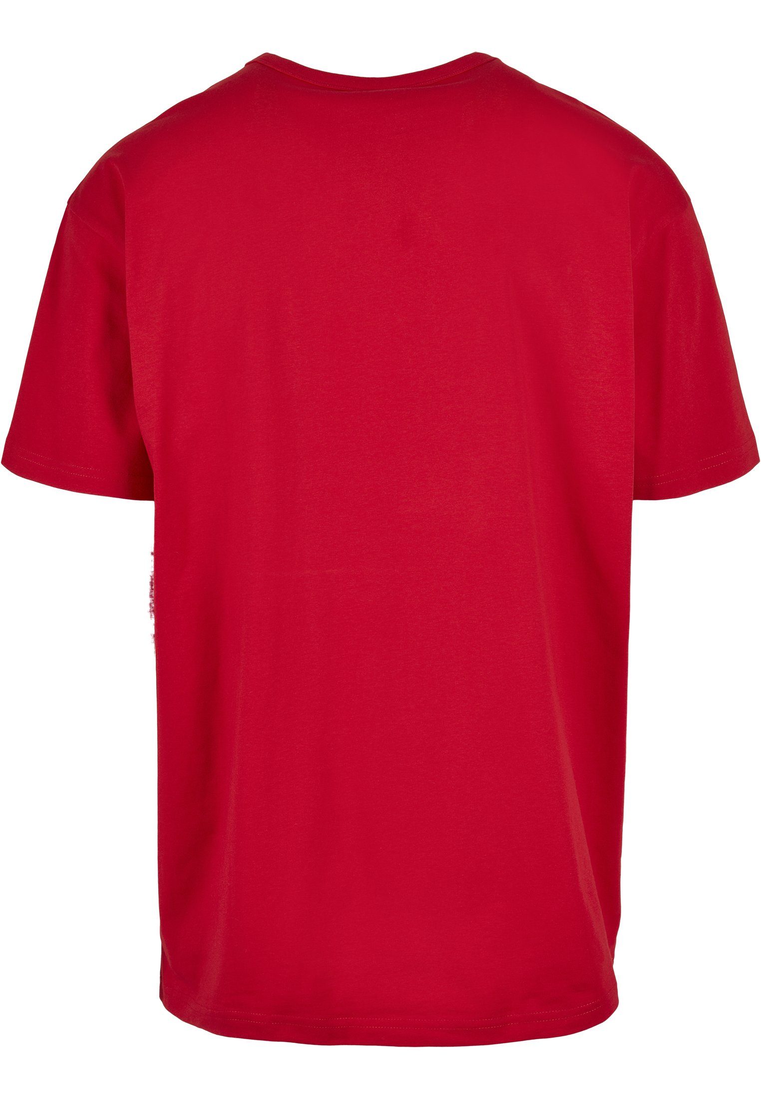 URBAN CLASSICS T-Shirt Herren Organic (1-tlg) cityred Tee Basic