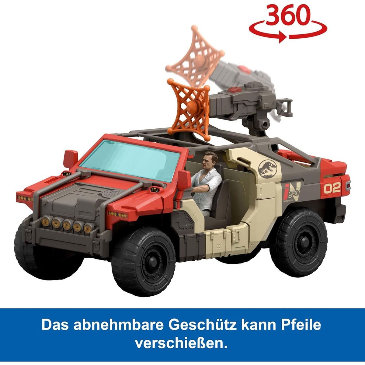 Mattel® Spielwelt Mattel JGB59 - Jurassic World - Die Wiedergeburt -Launch´n Battle Spi