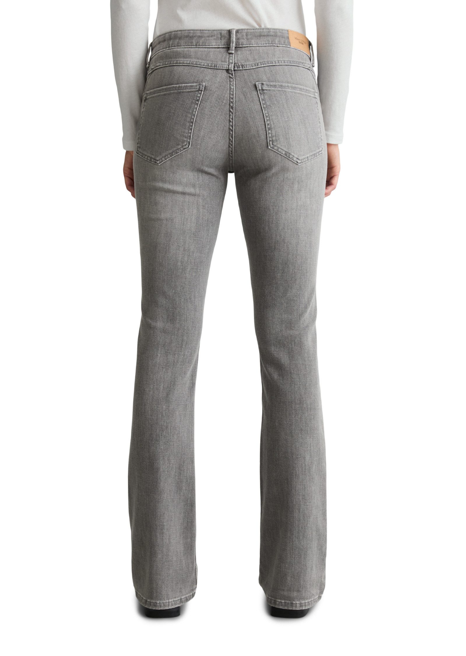Marc O'Polo DENIM Schlagjeans aus Organic Cotton-Mix