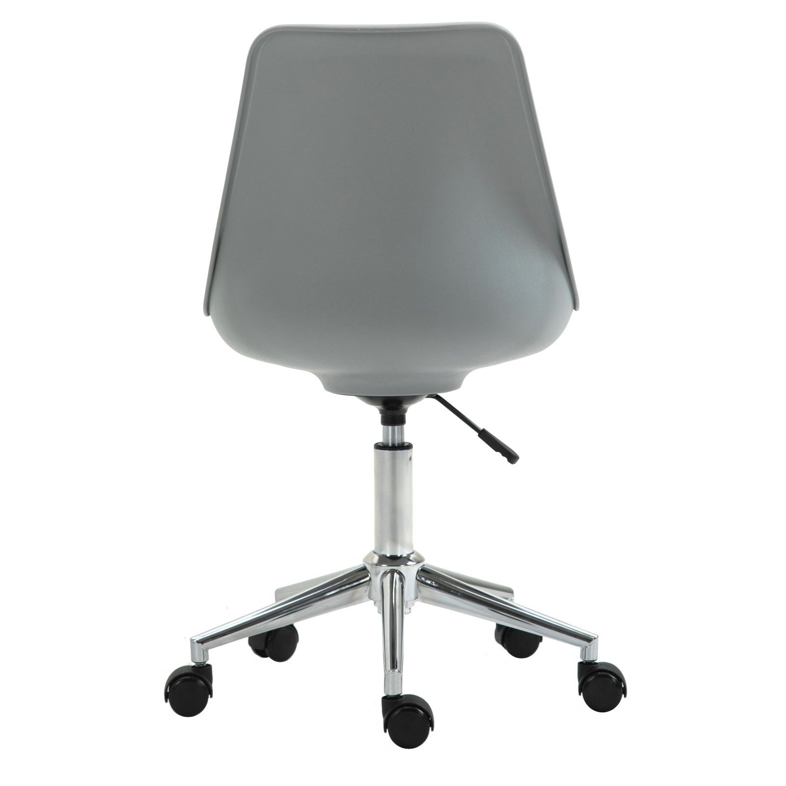 1 Schreibtischstuhl grau (Paket, grau Sitzkomfort, stufenlos bodenschonende | höhenverstellbar, EDDY hoher SVITA St), Rollen
