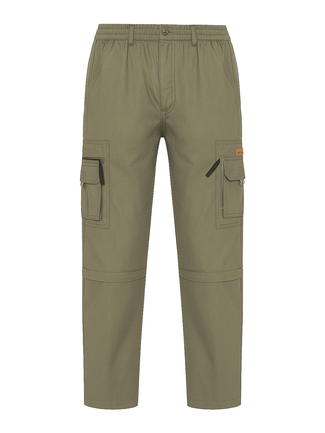 YSROMA Cargohose Zip-Off Beine, elastischer Bund, Reißverschlusstaschen MAI günstig online kaufen