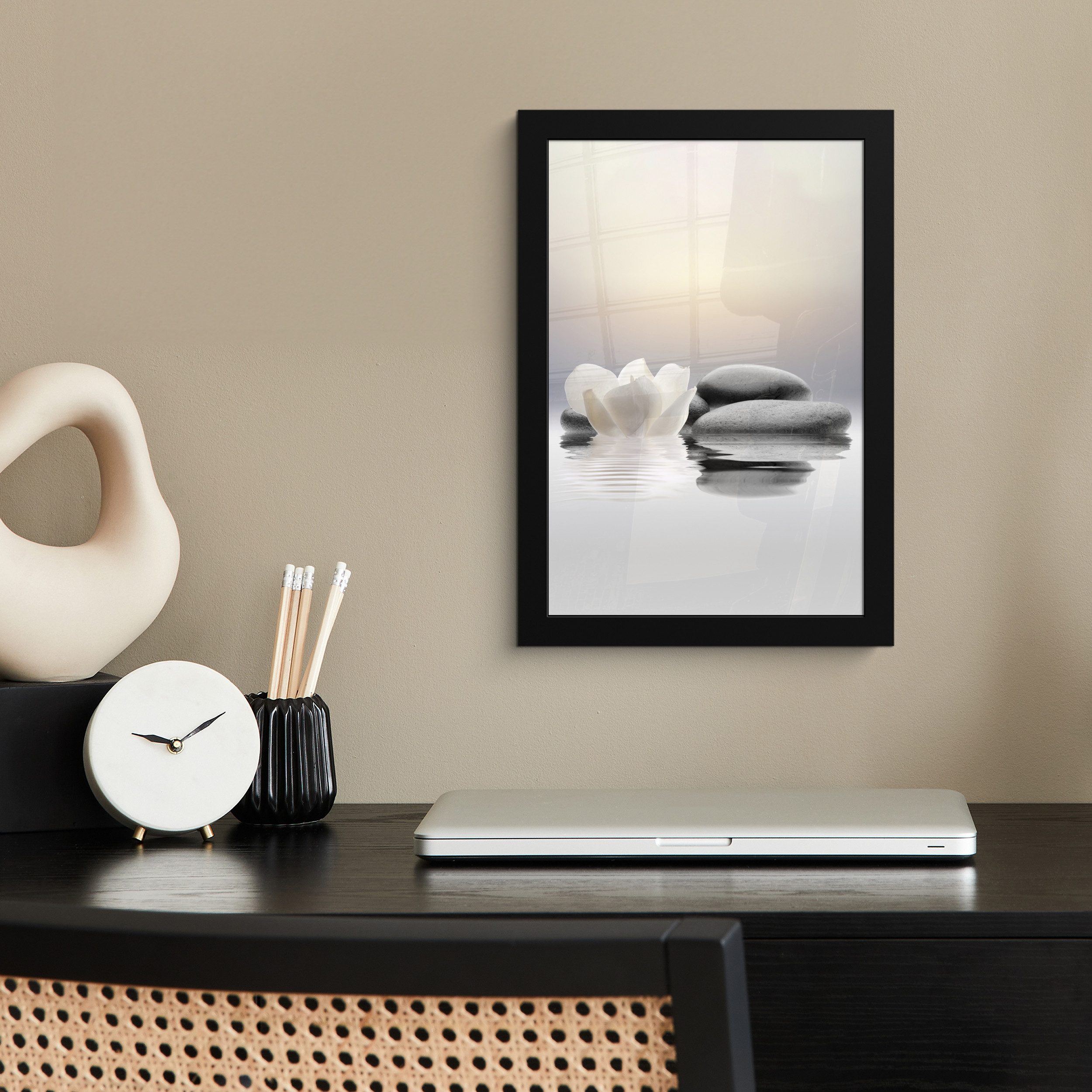 MuchoWow Poster Steine - Lotus - günstig online kaufen