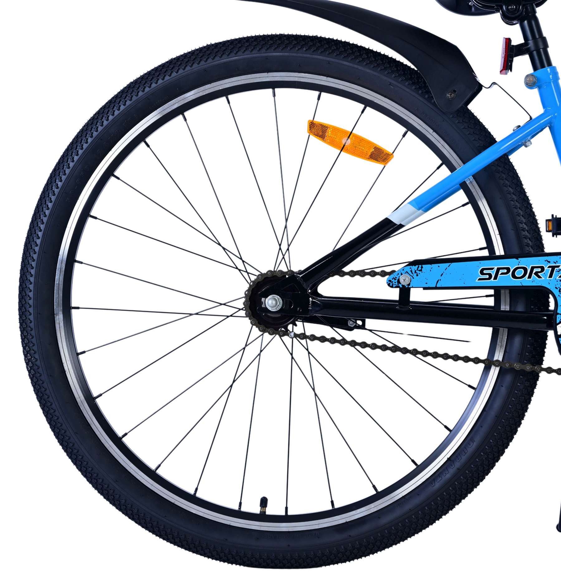 Volare Kinderfahrrad Volare Sportivo Kinderfahrrad für Jungen - 26 Zoll in Blau – Bremsen, Luxuriöser weicher Sattel, Höhenverstellbarer Lenker
