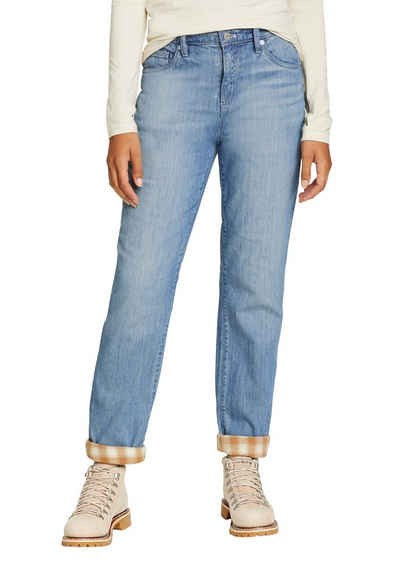 Eddie Bauer Boyfriend-Jeans Boyfriend Джинсы mit Flanellfutter