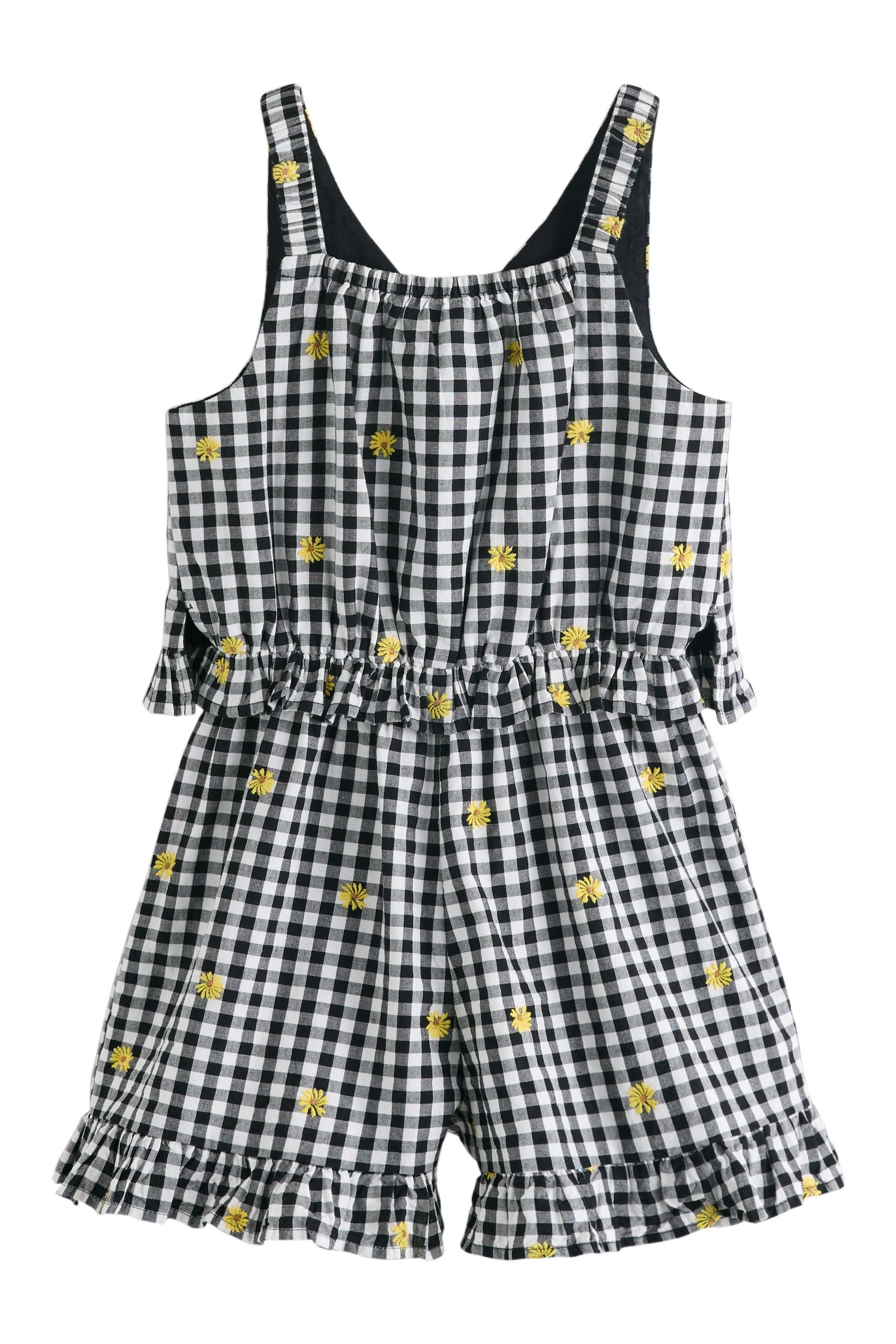 Next Playsuit Jumpsuit mit durchgehender Knopfleiste (1-tlg)