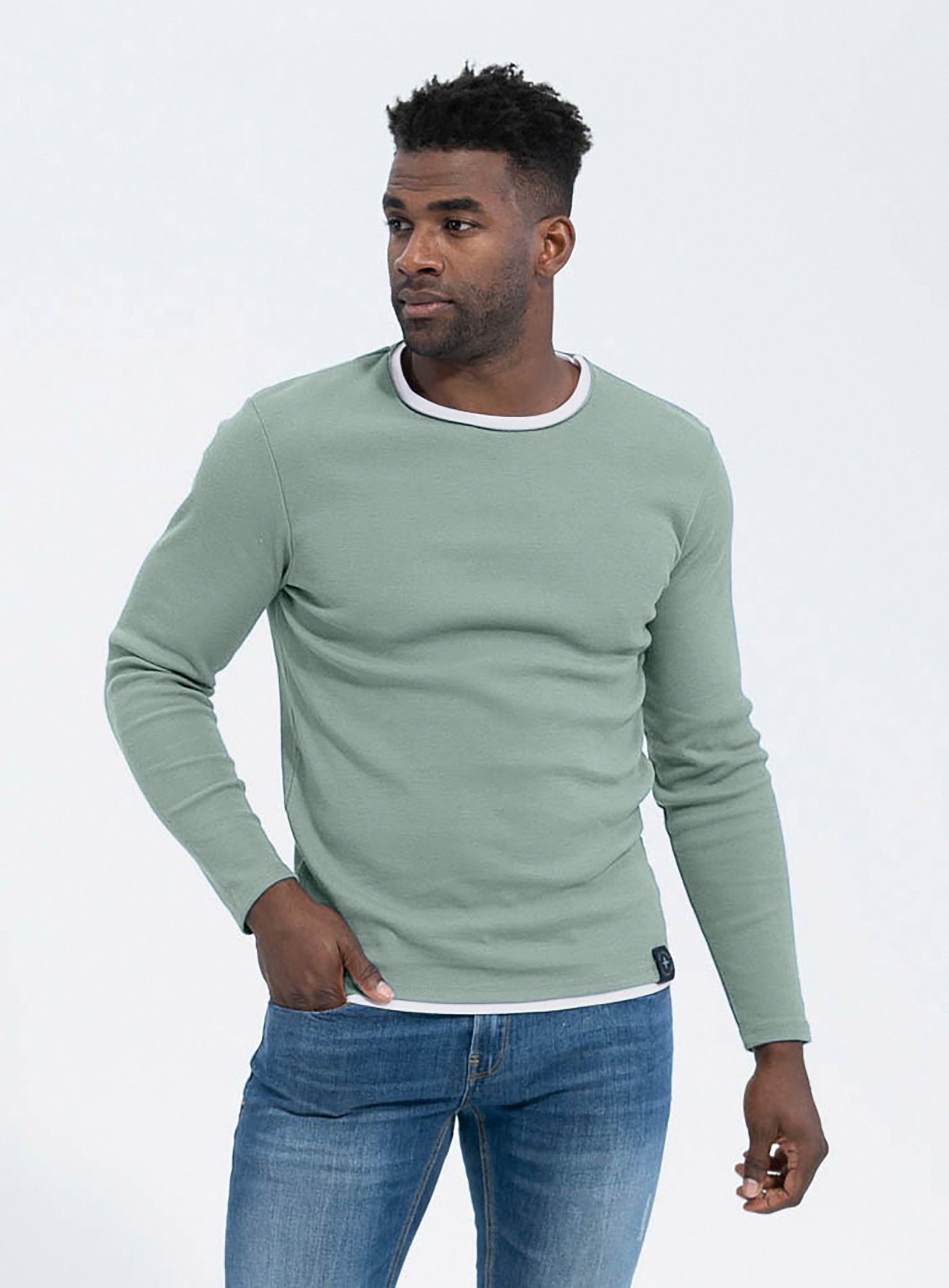 Key Largo Sweatshirt MSW SARASOTA round (1er) günstig online kaufen