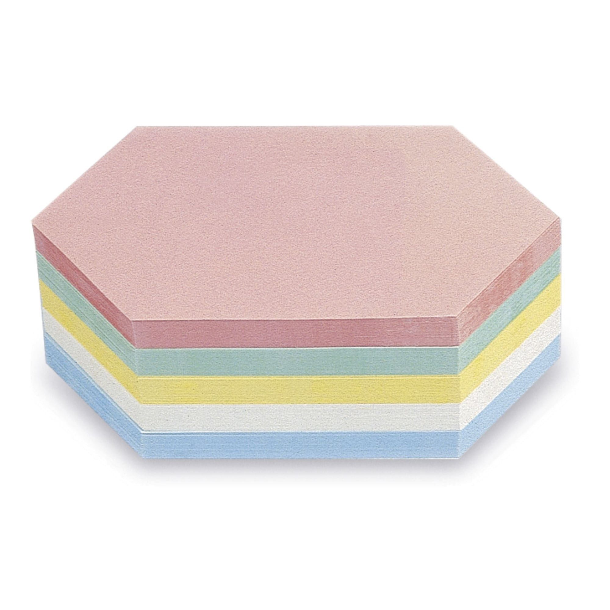 magnetoplan® Notizblock Magnetoplan Kommunikationskarte Rhombus sortiert, 500 Stück 500 Stk