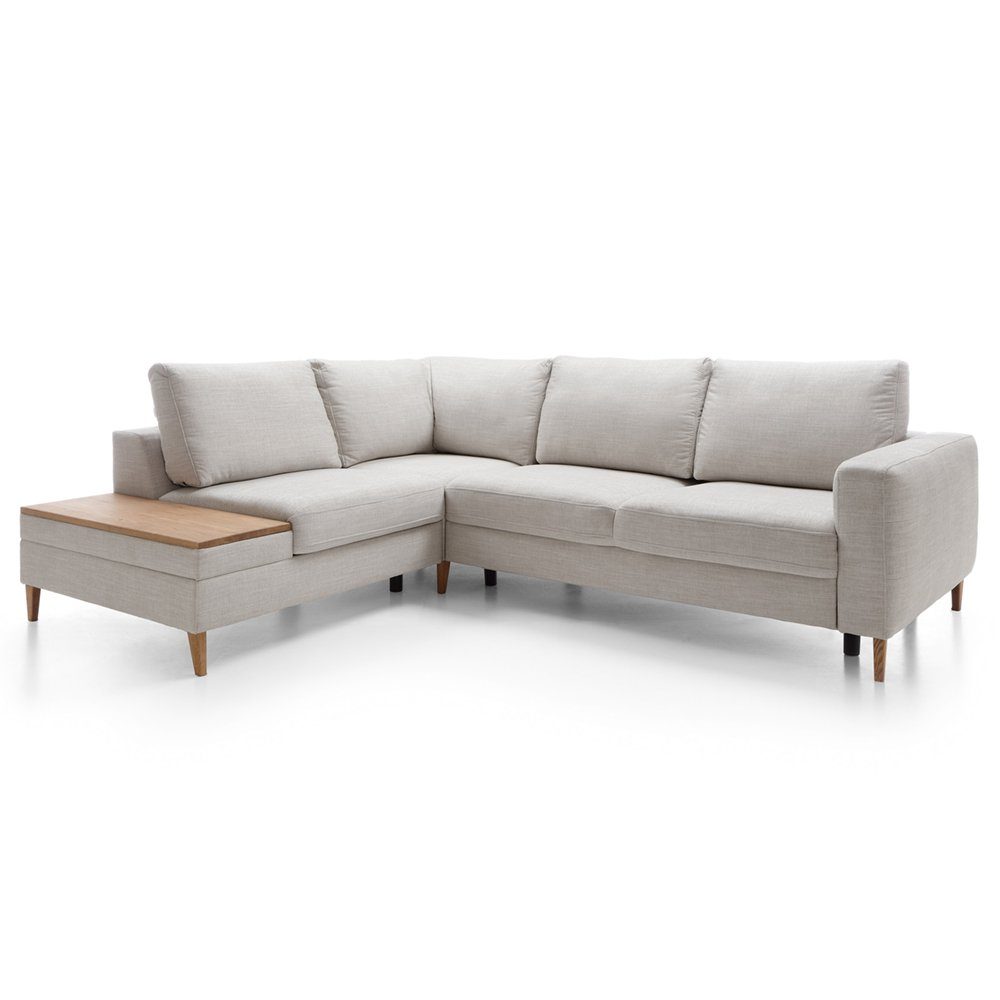 Lomadox Ecksofa ADANA-155, L-Form, langer Schenkel rechts, Schlaffunktion, günstig online kaufen