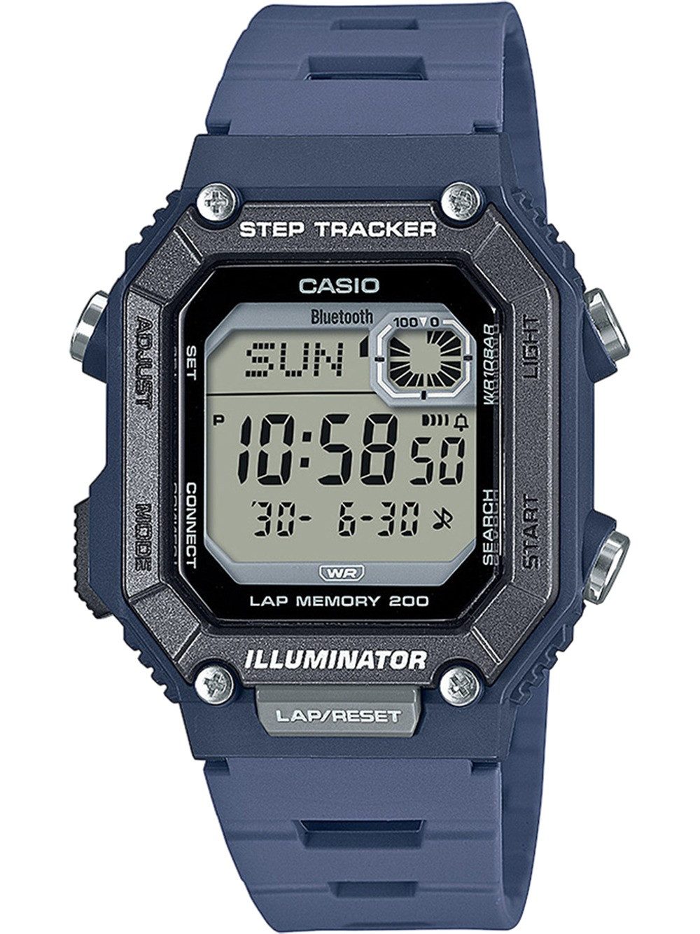 CASIO Quarzuhr Casio WS-B1000-2AVEF Herrenuhr Timeless collection 41mm 10ATM Casio WS-B1000-2AVEF Herrenuhr Timeless collection 41mm 10ATM