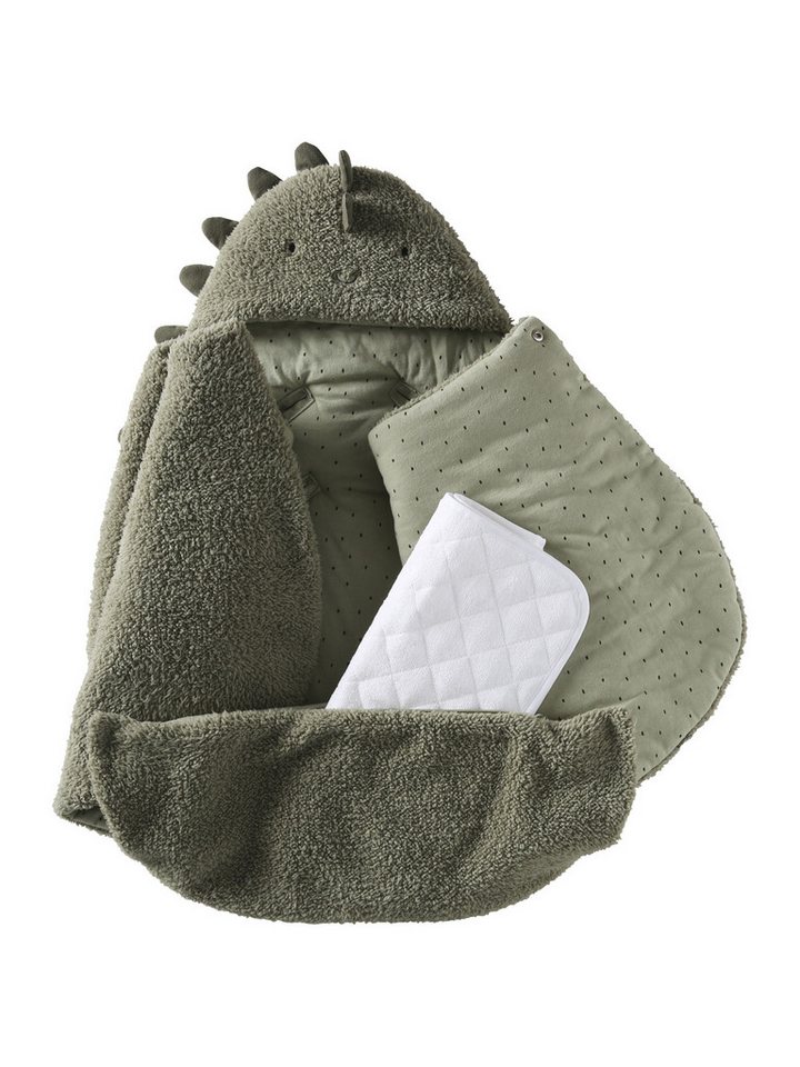 vertbaudet Fußsack 2-in-1 Baby Ausfahrsack/Wickelunterlage, Plüsch, 1er-Pack