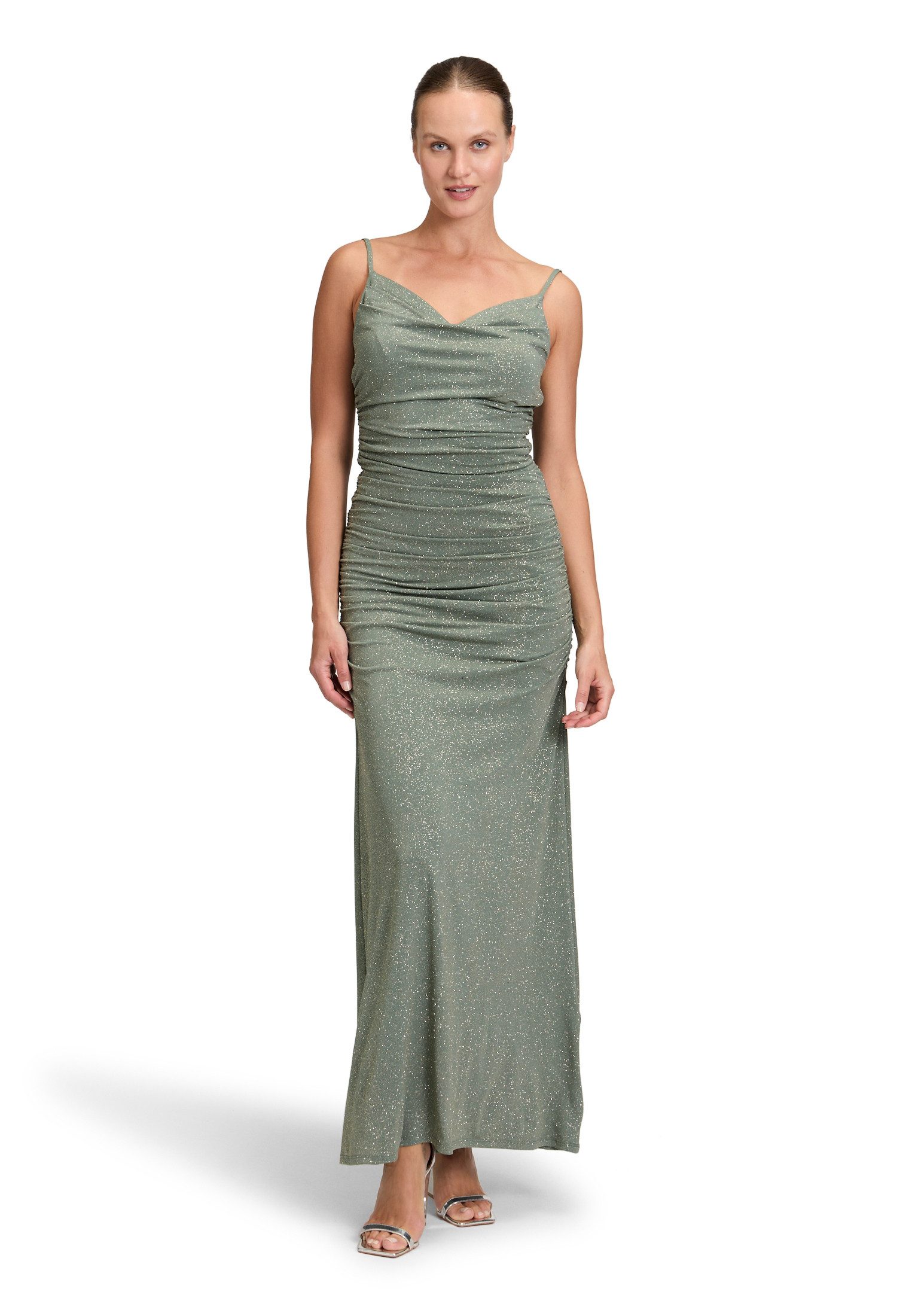 Vera Mont Abendkleid Damen Abendkleid mit Wasserfallausschnitt günstig online kaufen