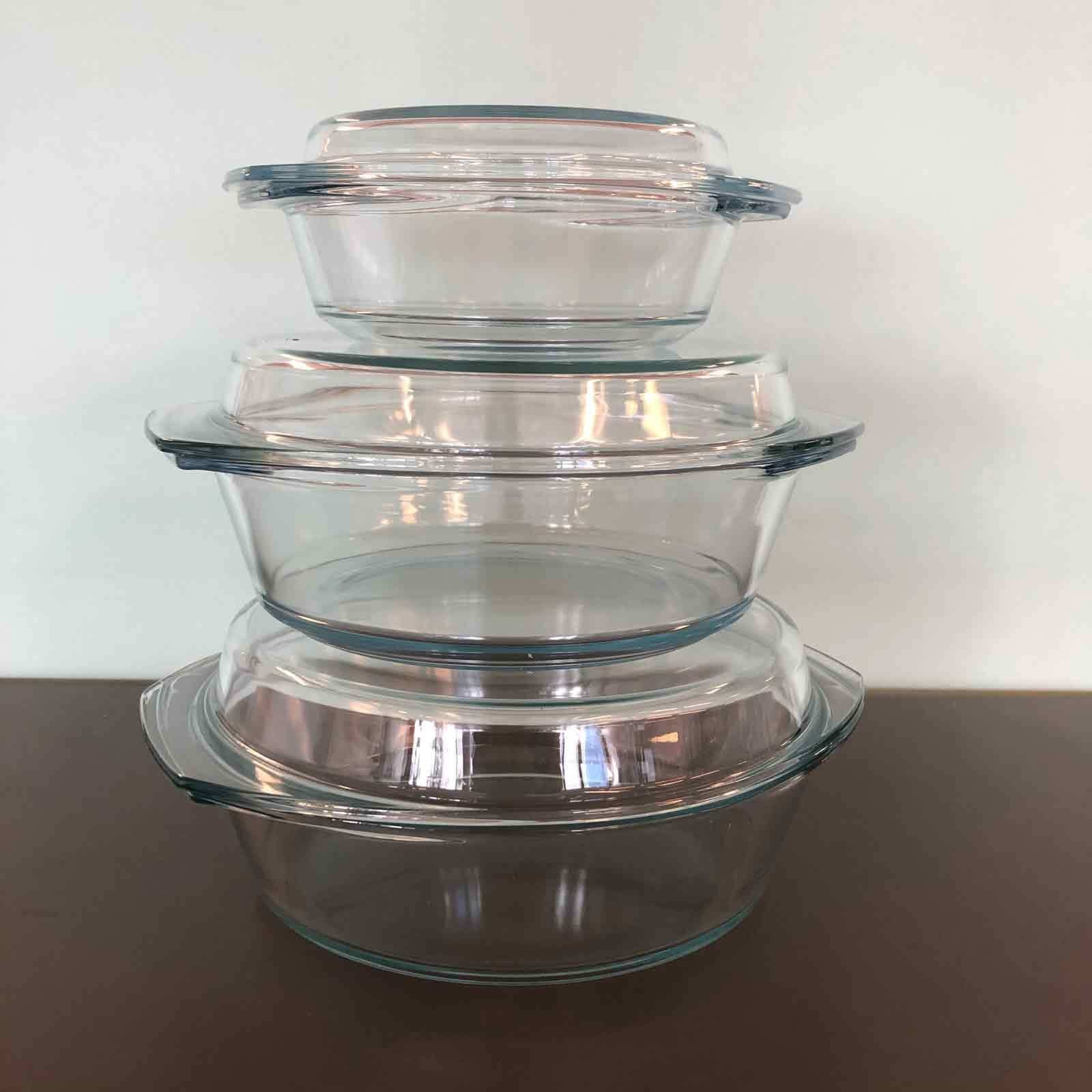 SIMAX Auflaufform Cucina Auflaufform ø 24.9 cm, Glas, (1-St)