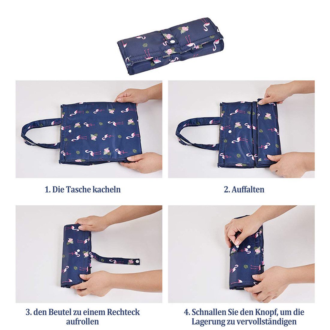 Coonoor Kühltasche Wärmeisolierende Kühltasche, Tragbare Kühltasche, Faltbare Lunchbox, Mittagessenbox Isolierbehälter – Bild 4 von 5