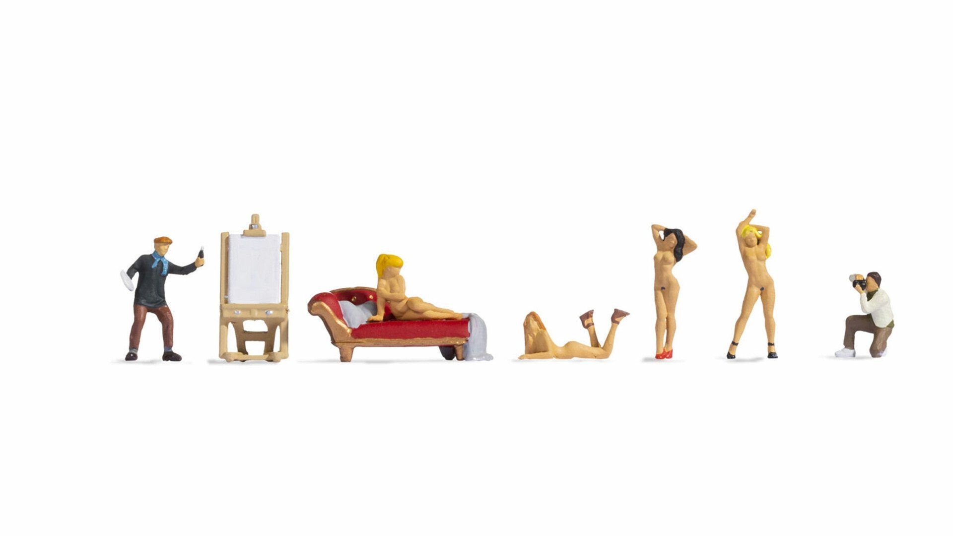 NOCH Dekofigur NOCH® Künstler und Aktmodelle, mit Modellbau Figur