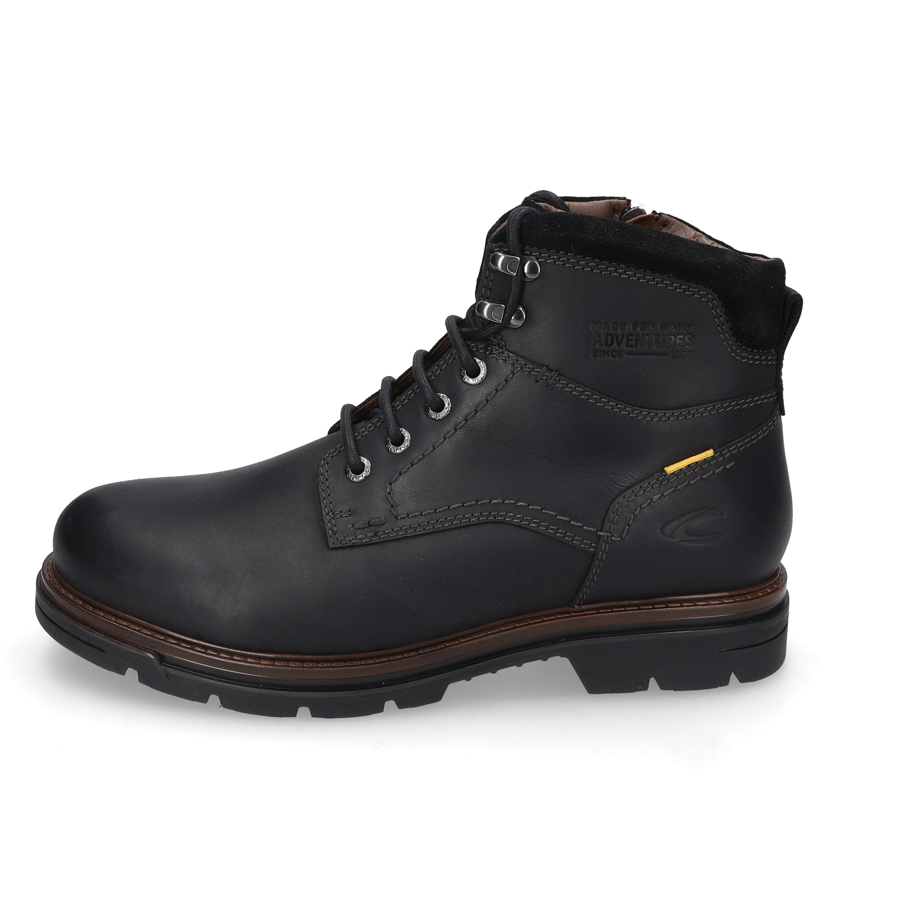 camel active Winterboots Schnürstiefel mit Profilsohle und Warmfutter