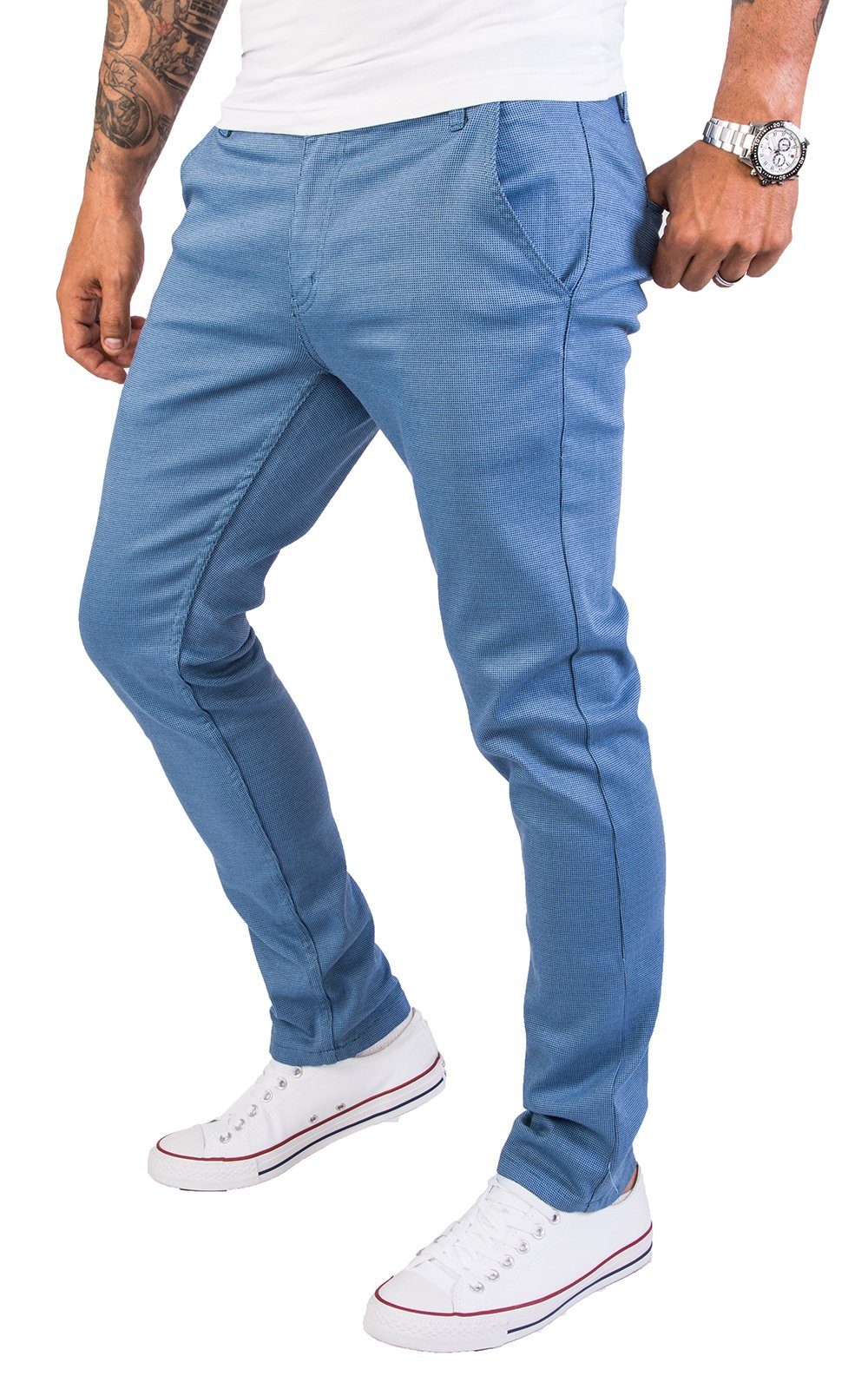 Rock Creek Chinohose Herren Slim Fit Chinohose RC-2154