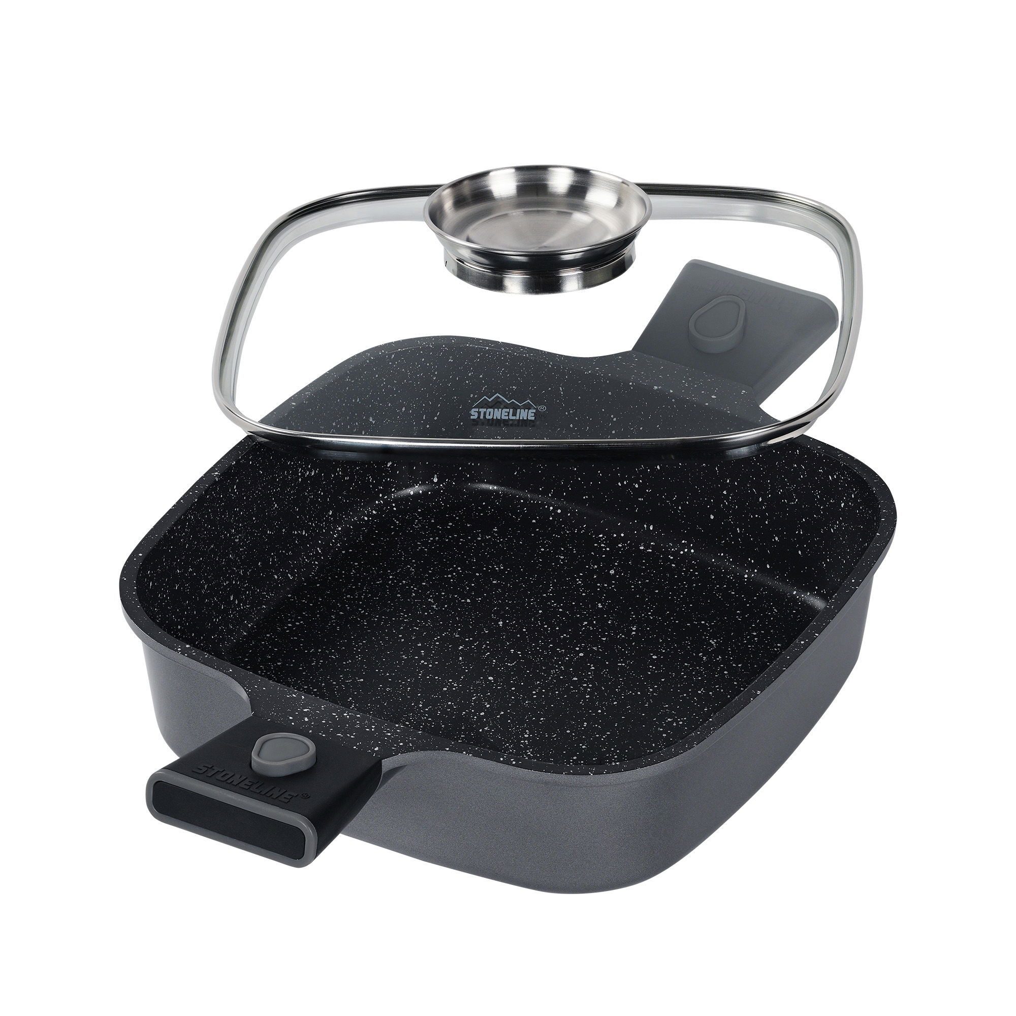 STONELINE Servierpfanne, Aluminium (2-tlg)