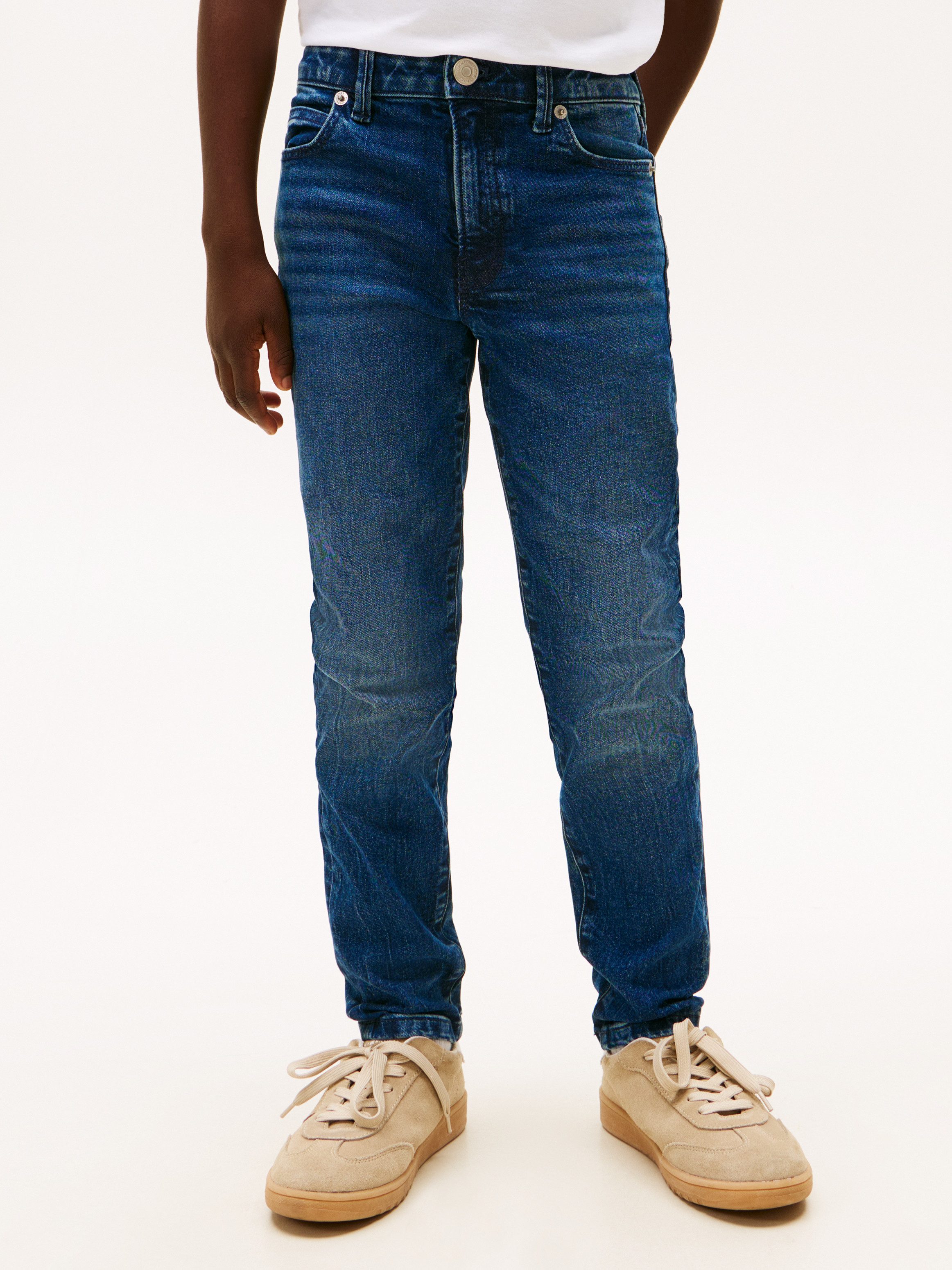 Tommy Hilfiger Gerade Jeans STRAIGHT DARK JEANS Regular fit, für Kinder bis 16 Jahre