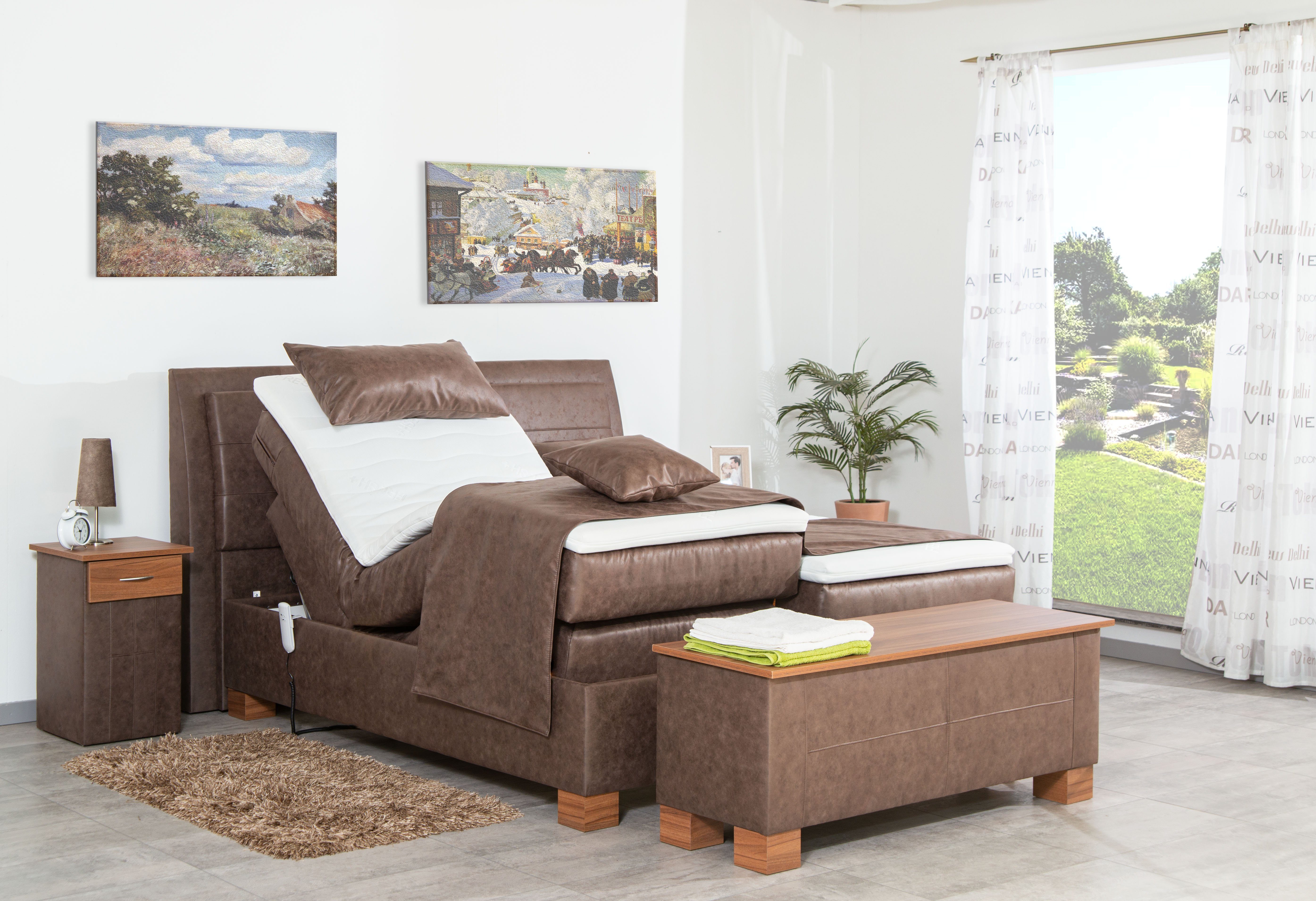 Meisterbetten Boxspringbett Like (mit Motor, 7-Zonen günstig online kaufen