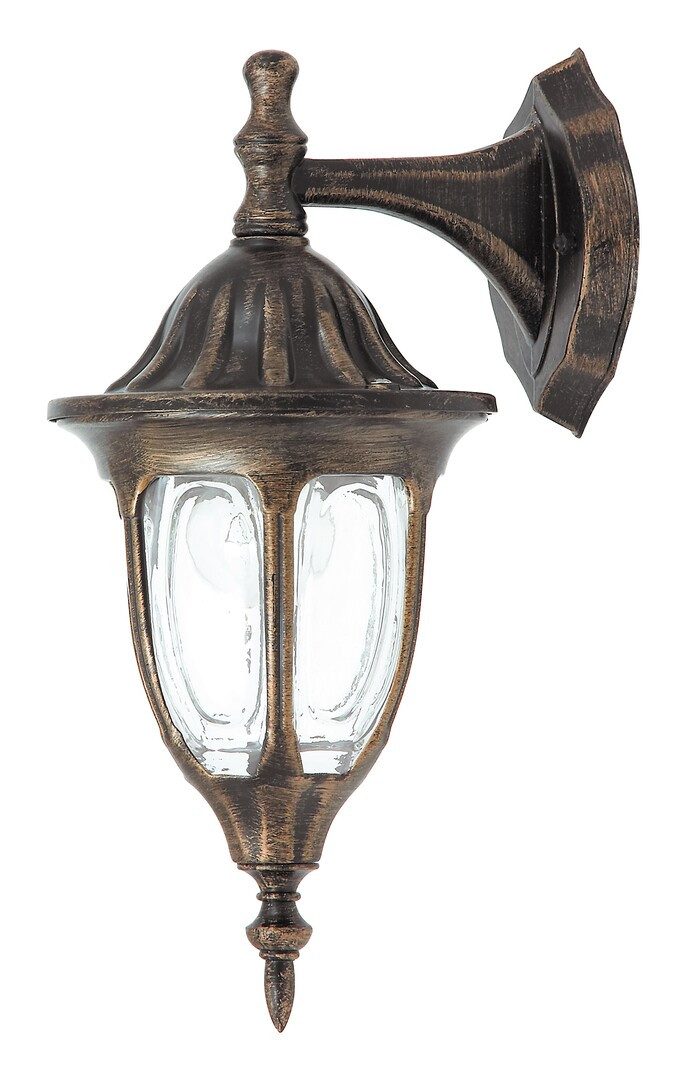 Rabalux Außen-Wandleuchte "Milano" Metall, gold, E27, IP43, L370mm