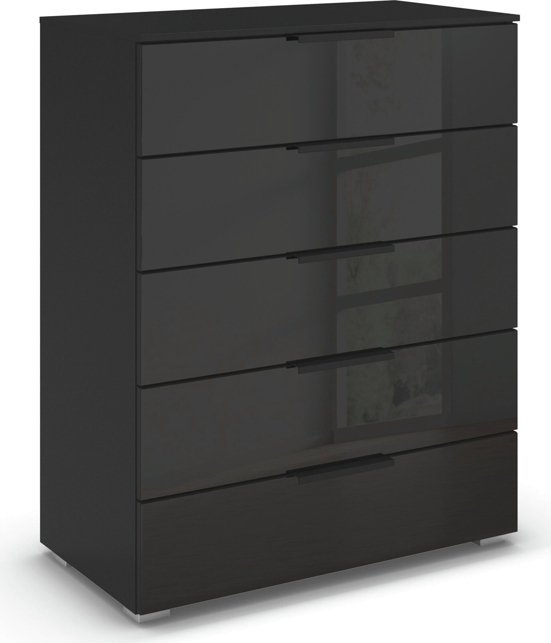 rauch Schubkastenkommode Highboard Sideboard Kommode MONTCLAR Frontauswahl Dekor/Hochglanz/Glas (in 2 Breiten: 40 oder 80 cm / Höhe 100 cm, …