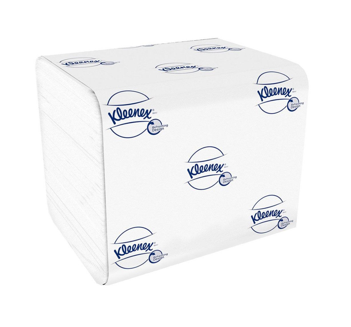 DocMed Toilettenpapier KLEENEX Toilettenpapier, 2-lagig, weiß, 11 x 18,6 cm (Weich und Reißfest 200-St. 100 % Frischzellstoff), Praktisches Blattformat, Umweltfreundlich