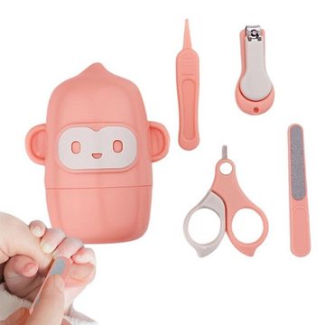 Baby Ja Baby-Nagelschere Babyprodukte,4-in-1 Baby-Nagelpflegeset,Monkey Box-Verpackung