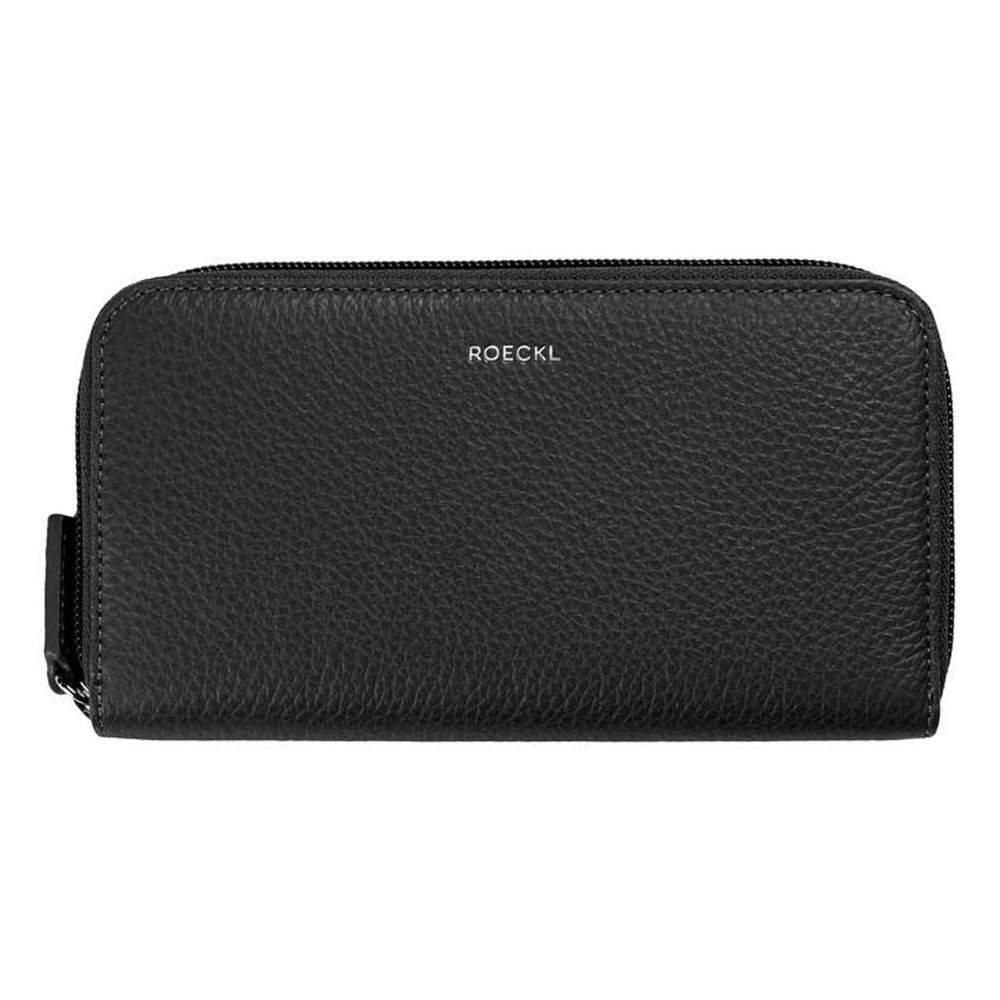 Roeckl Geldbörse Bea mit RFID Schutz, Portmonnaie aus genarbtem Rindsleder