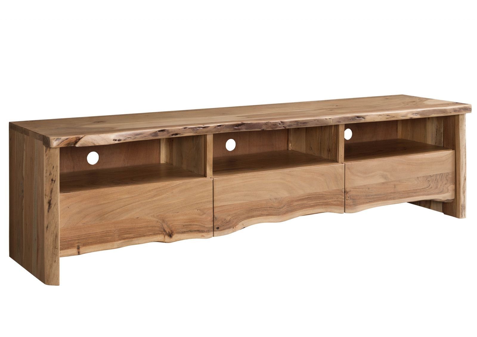 Massivmoebel24 TV-Board (TV-Board Akazie 191x45x50 natur günstig online kaufen