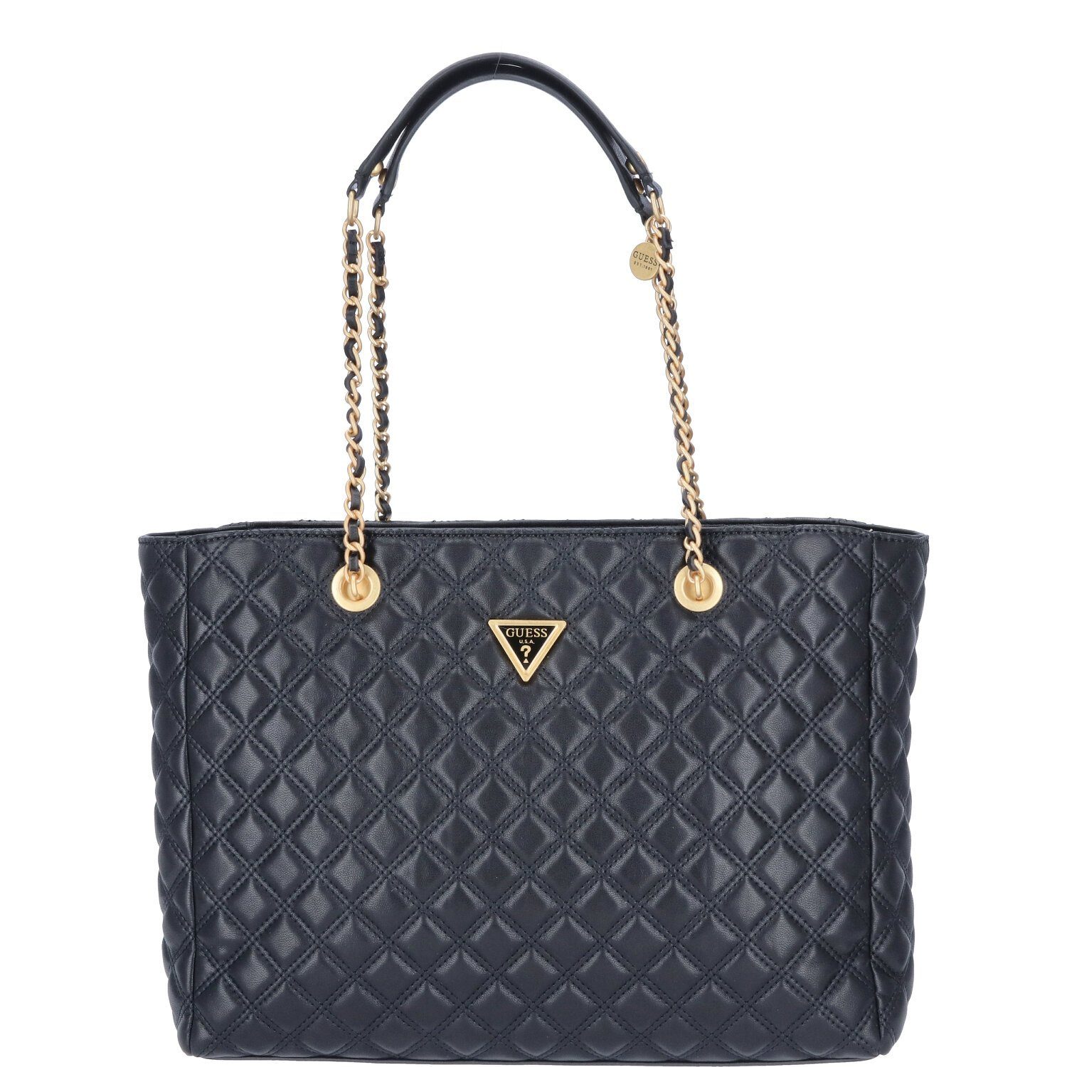 Guess Umhängetasche GUESS Damen Shopper Giully Black (1, 1-tlg., 1)