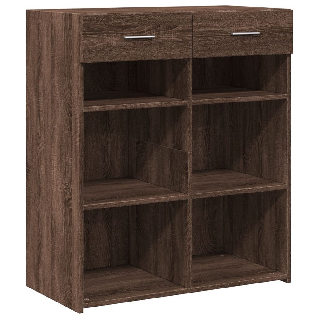 vidaXL Sideboard Sideboard Braun Eichen-Optik 80x42,5x93 günstig online kaufen