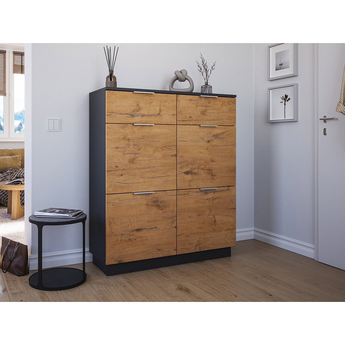 Lomadox Schuhschrank FARO-02