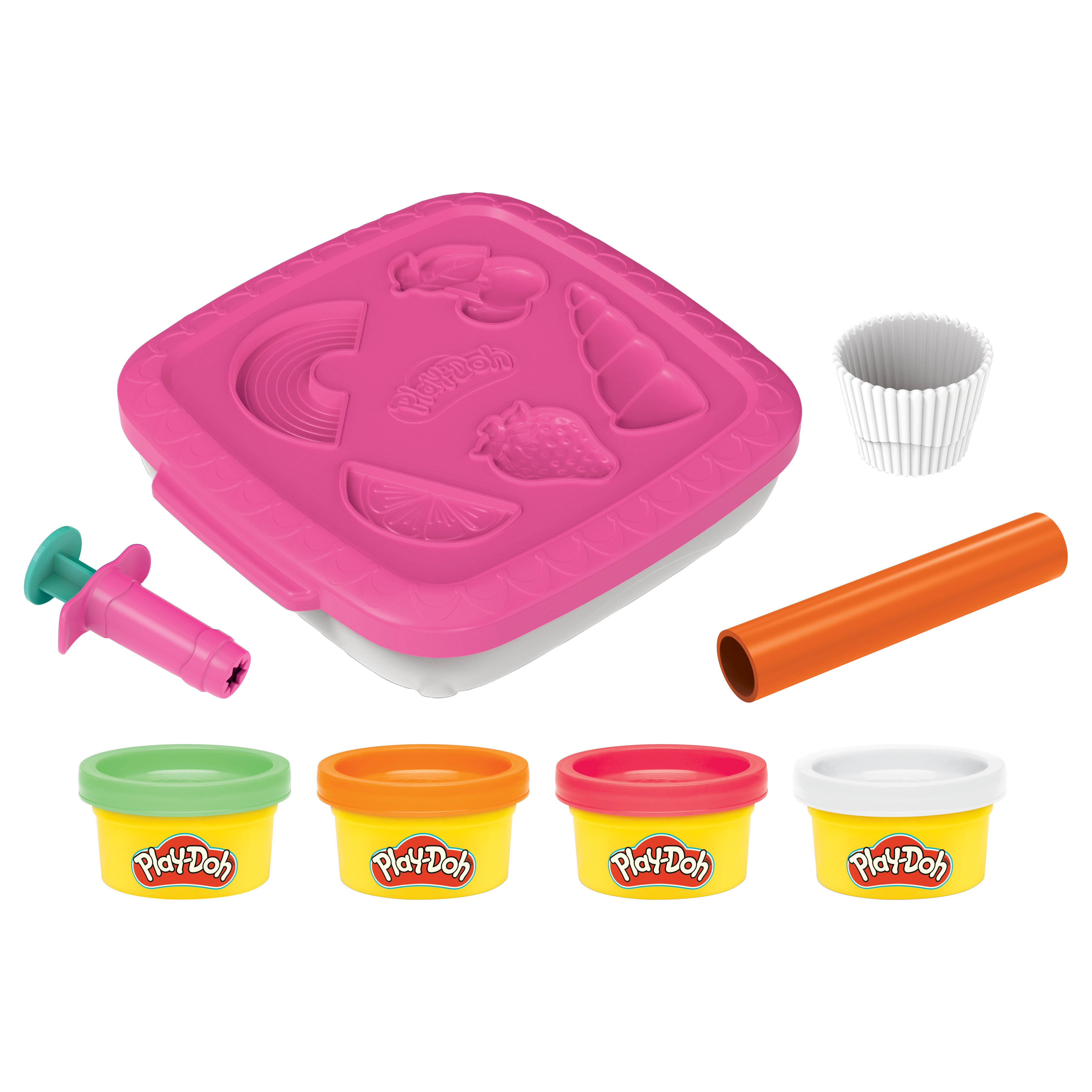 Hasbro Knetform-Set Play-Doh Spielknete Set Knetboxen für unterwegs